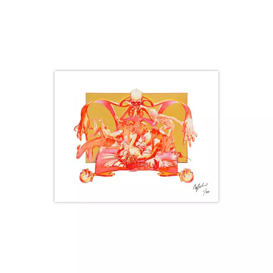 GOLDMINE MAGAZINE: ERNIE CEFALU – FEB/MAR 2023 ALT COVER w/ HAND-NUMBERED SLIPCASE & HAND-SIGNED/NUMBERED ERNIE CEFALU ART PRINT - Image 3