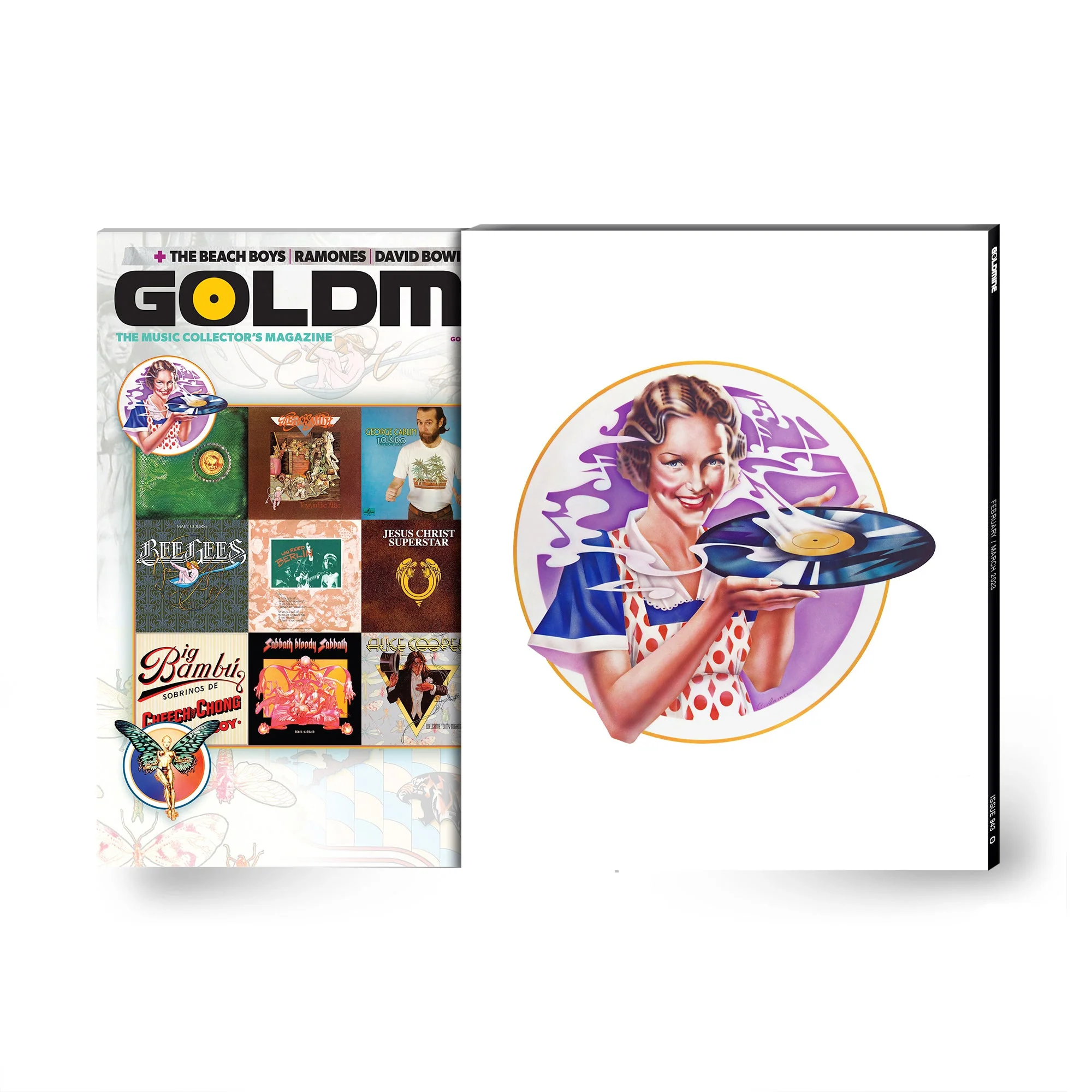 GOLDMINE MAGAZINE: ERNIE CEFALU – FEB/MAR 2023 ULTIMATE BUNDLE W/ 10 HAND-SIGNED/NUMBERED ERNIE CEFALU ART PRINTS - Image 2