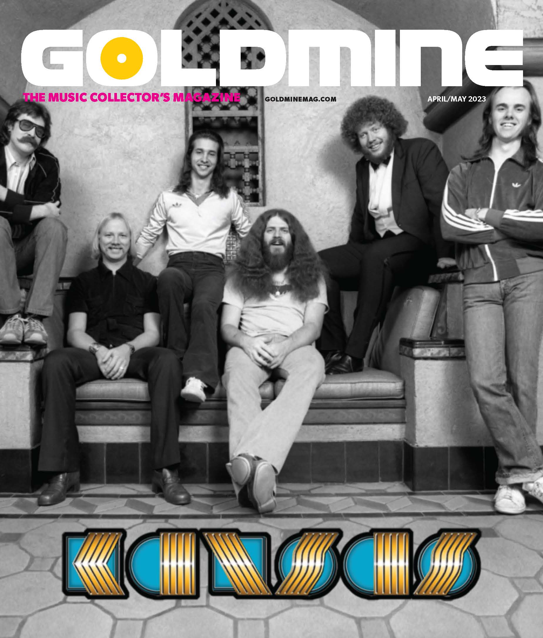 GOLDMINE MAGAZINE: APRIL/MAY 2023 ISSUE FEATURING KANSAS ALT COVER HAND-NUMBERED SLIPCASE + SIGNED PRINT - Image 2