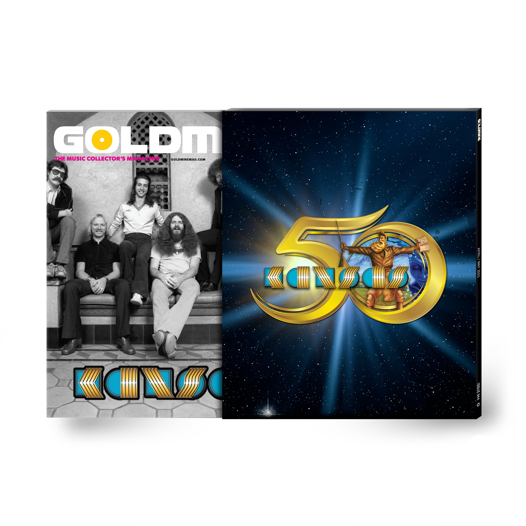GOLDMINE MAGAZINE: APRIL/MAY 2023 ISSUE FEATURING KANSAS ALT COVER HAND-NUMBERED SLIPCASE + SIGNED PRINT - Image 3