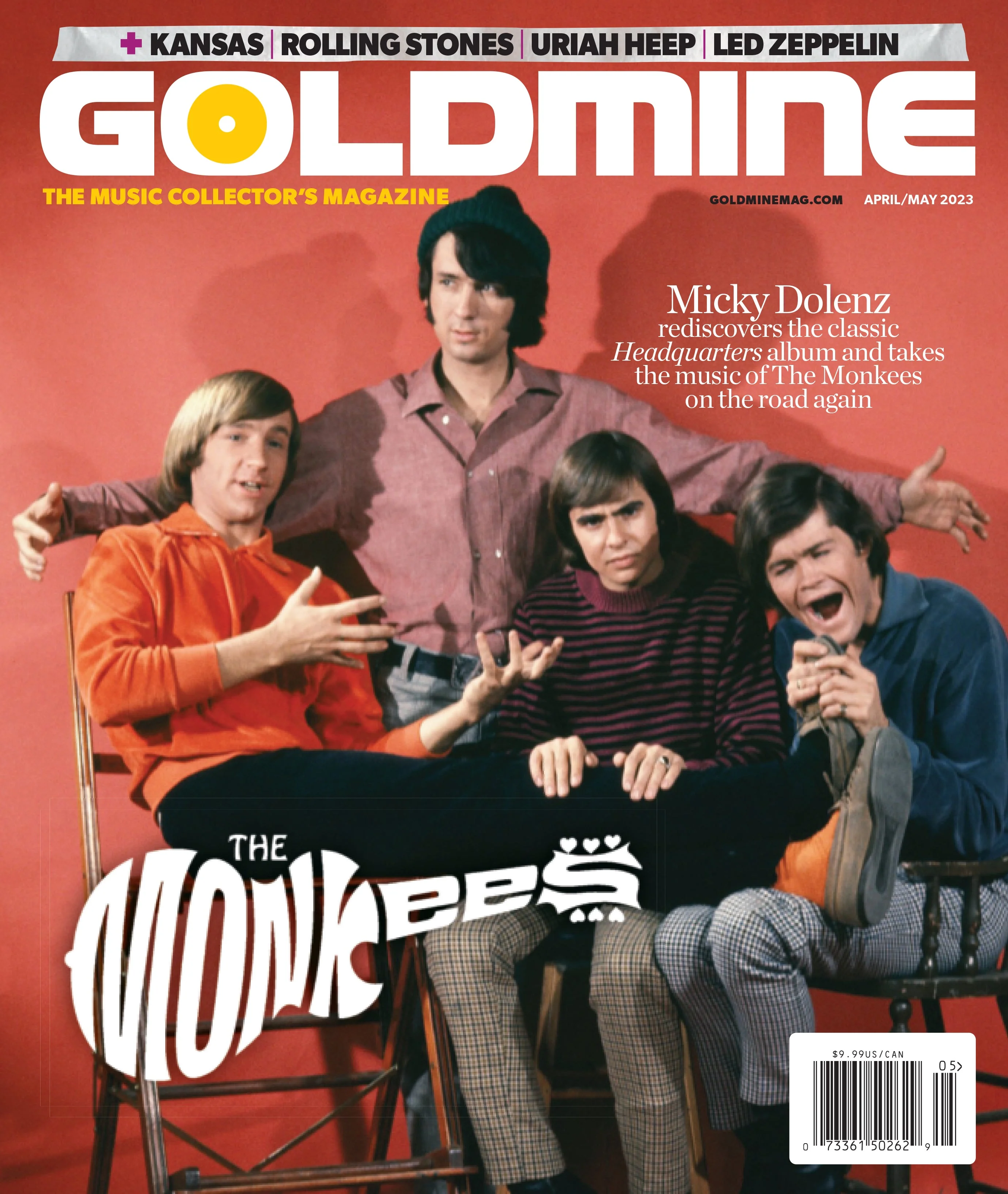 GOLDMINE MAGAZINE: APRIL/MAY 2023 ISSUE FEATURING MONKEES