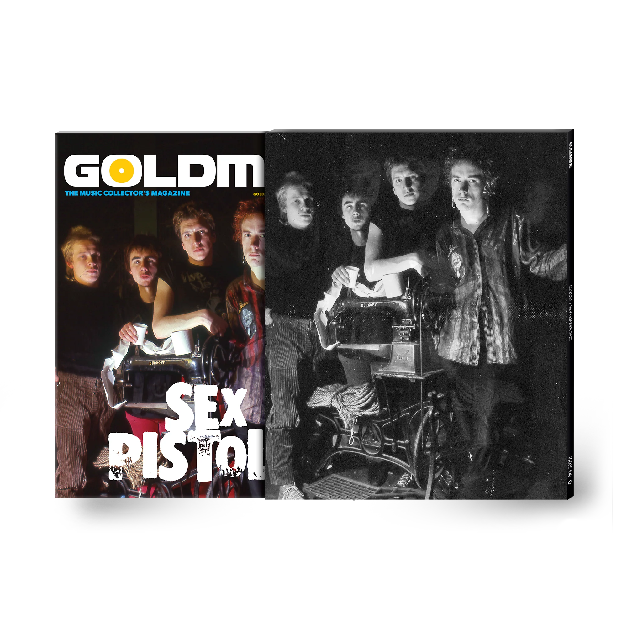 GOLDMINE MAGAZINE: AUG/SEPT 2022 ISSUE ALT COVER FEATURING SEX PISTOLS - HAND-NUMBERED SLIPCASE & PHOTO PRINTS - Image 2