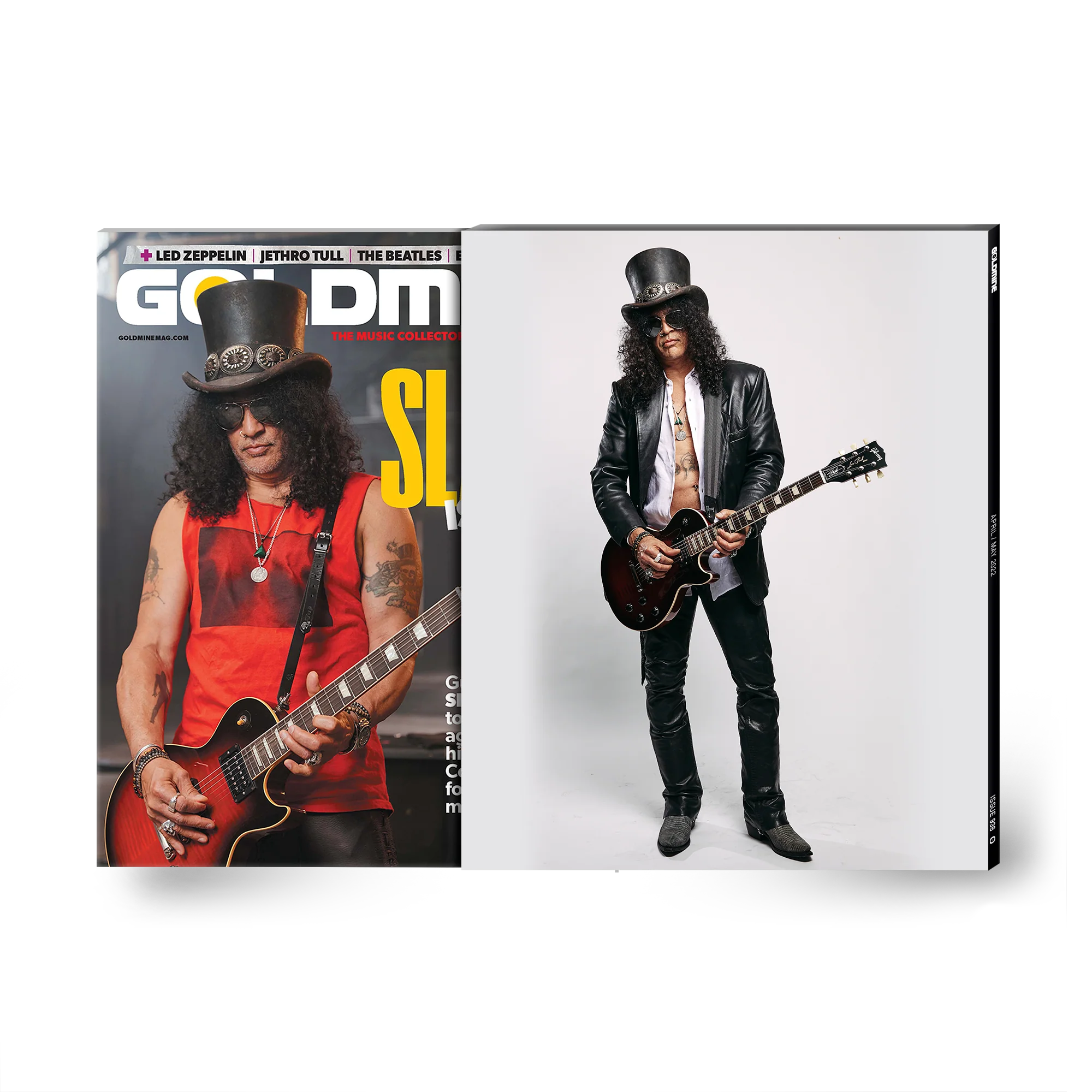 GOLDMINE x SLASH APR/MAY 2022 ALTERNATE COVER ISSUE WITH HAND-NUMBERED SLIPCASE & PHOTO PRINT - EXCLUSIVE - LTD. 200 - Image 3
