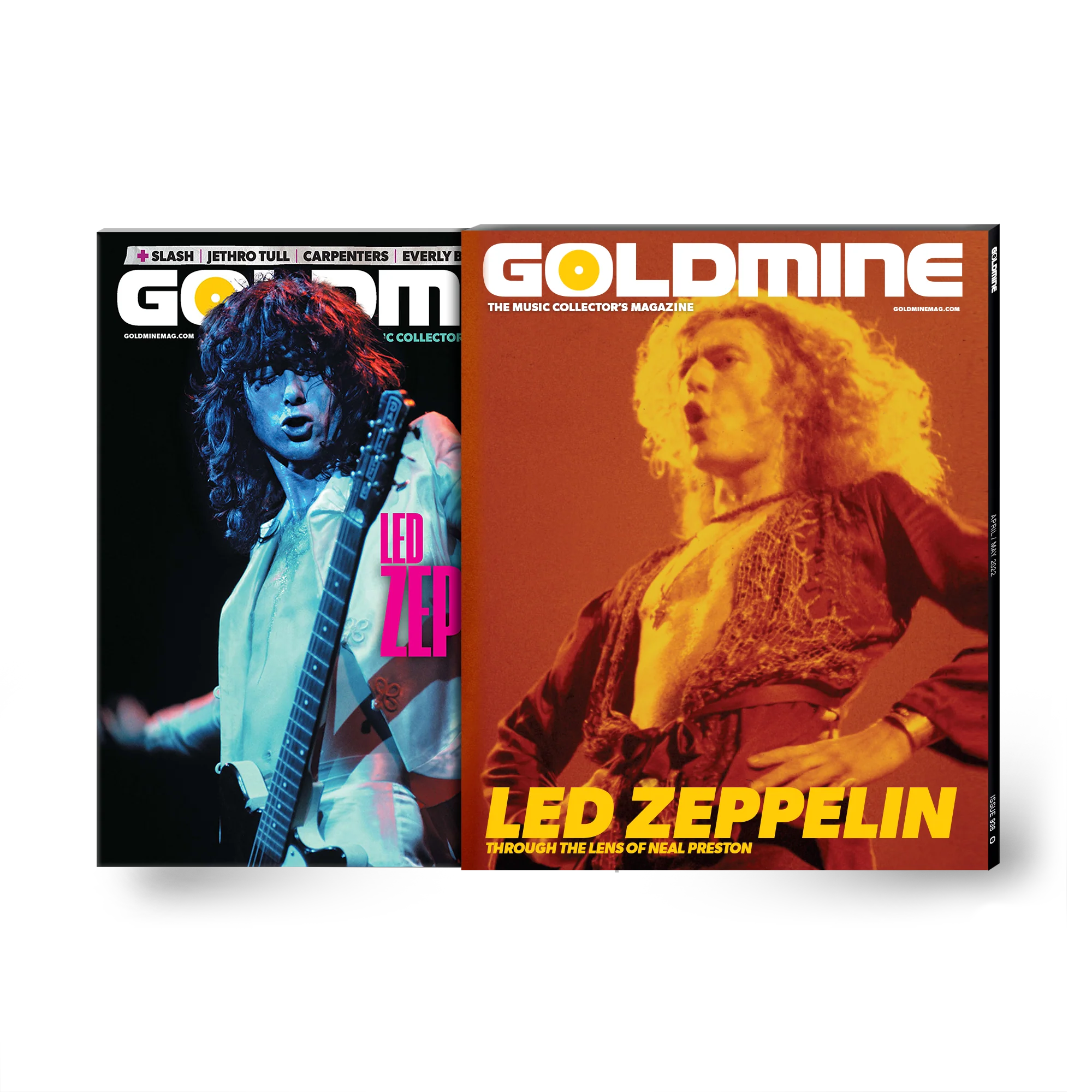 GOLDMINE x ZEPPELIN APR/MAY 2022 ALTERNATE COVER ISSUE WITH HAND-NUMBERED SLIPCASE + PHOTO PRINT - EXCLUSIVE - LTD. 200 - Image 3