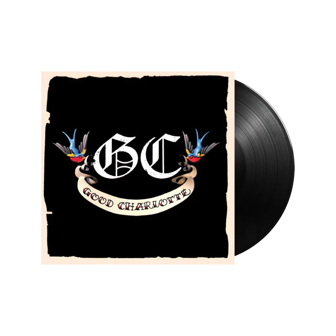 GOOD CHARLOTTE 'SELF-TITLED' REIMAGINED COVER PRINT LP - EXCLUSIVE - LTD. 500 - BLACK - Image 2