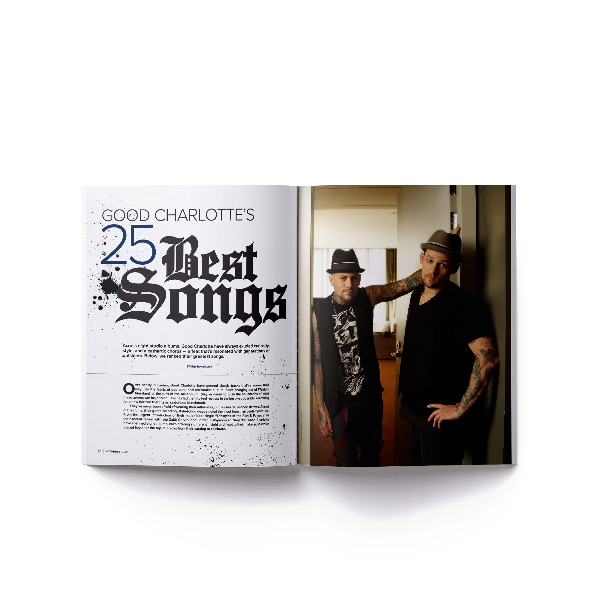 GOOD CHARLOTTE x ALTERNATIVE PRESS SPECIAL COLLECTOR’S EDITION MAGAZINE + MADE T-SHIRT - Image 7