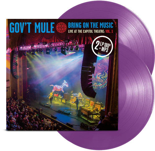GOV'T MULE 'BRING ON THE THE MUSIC - LIVE AT THE CAPITOL THEATRE: VOL. 1' 2LP - PURPLE