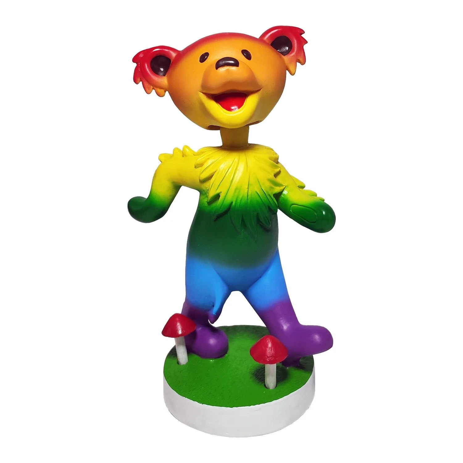 GRATEFUL DEAD DANCING BEAR BOBBLEHEAD - RAINBOW - Image 2