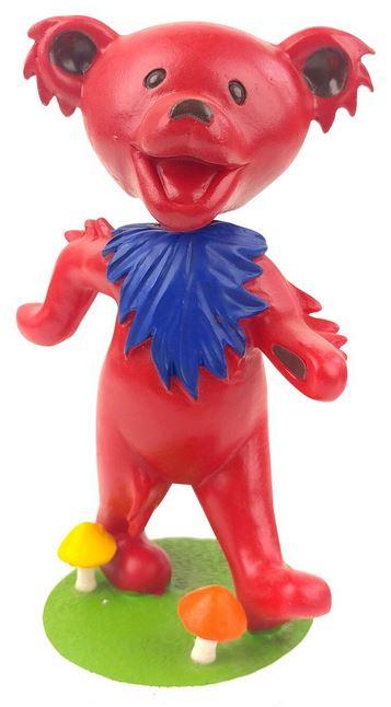 GRATEFUL DEAD DANCING BEAR BOBBLEHEAD - RED - Image 2