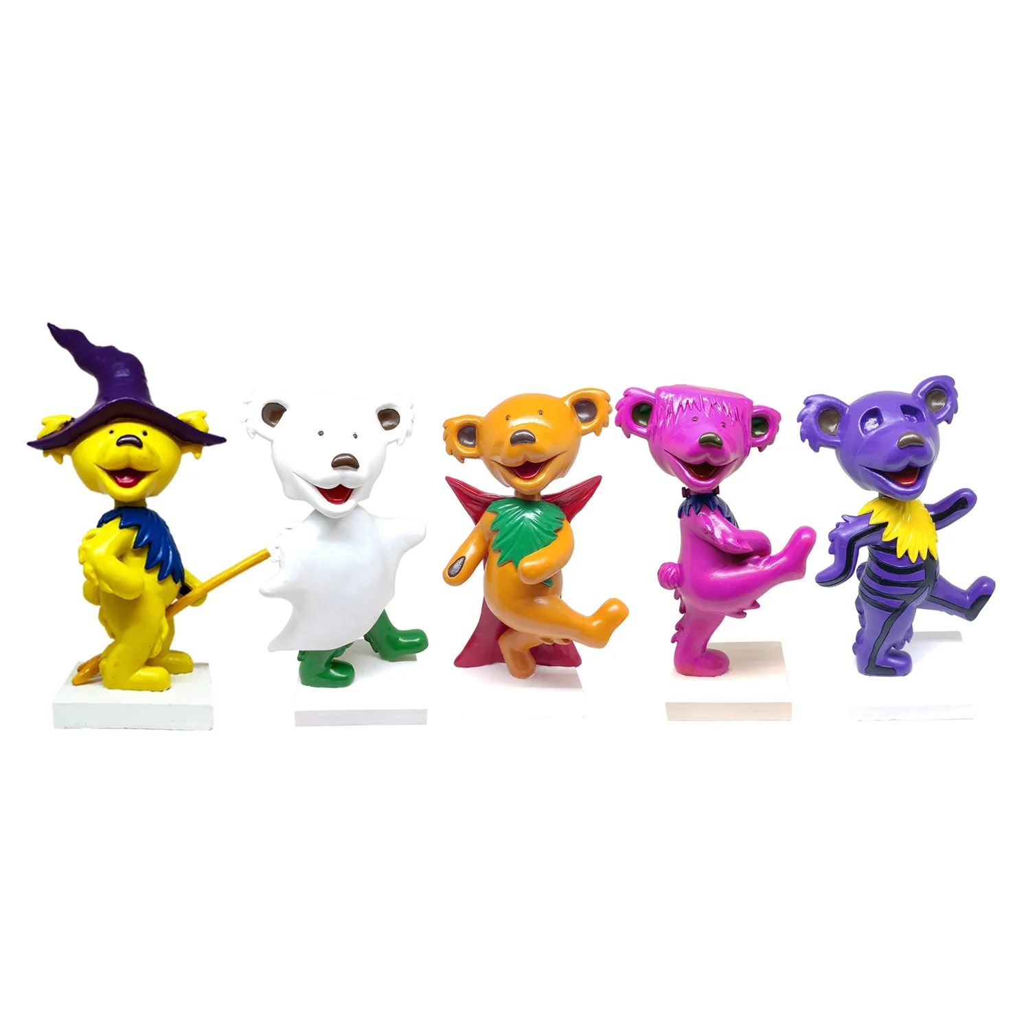 GRATEFUL DEAD DANCING BEARS BOBBLEHEAD HALLOWEEN SET - Image 2