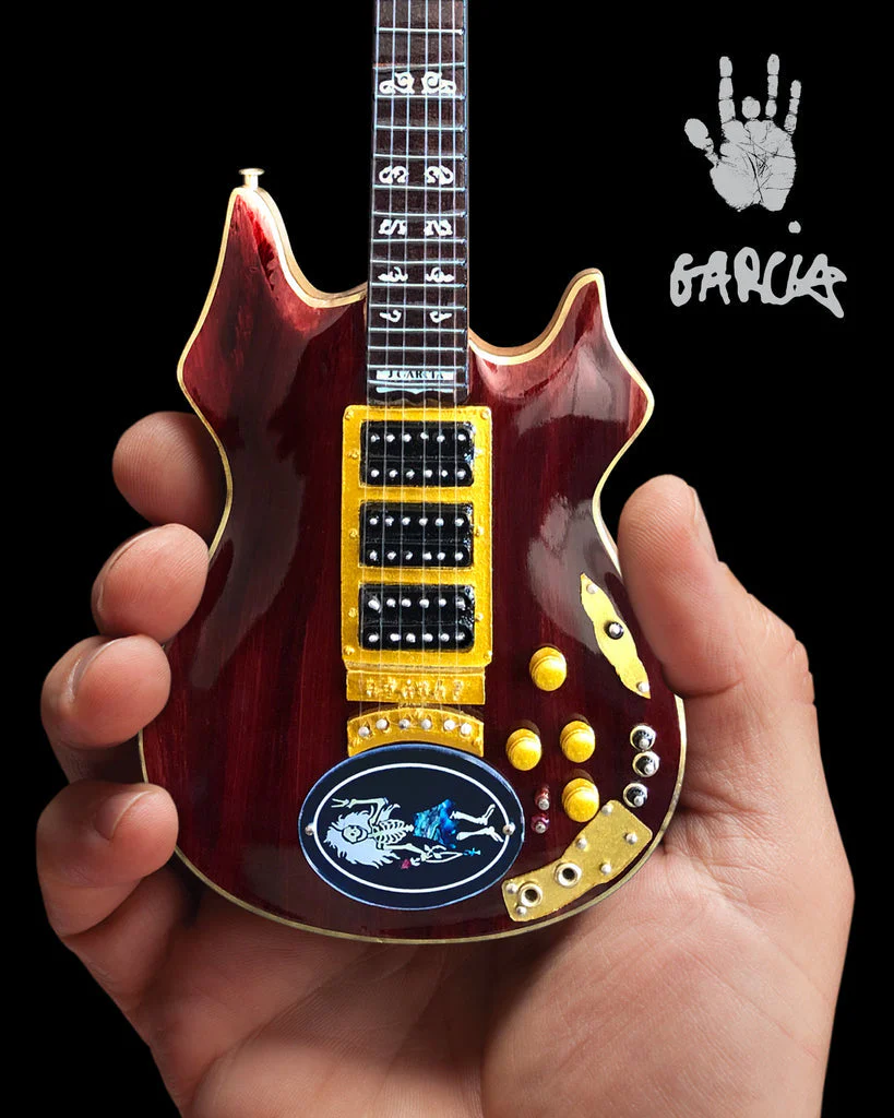 GRATEFUL DEAD - JERRY GARCIA ROSEBUD MINI GUITAR - Image 2