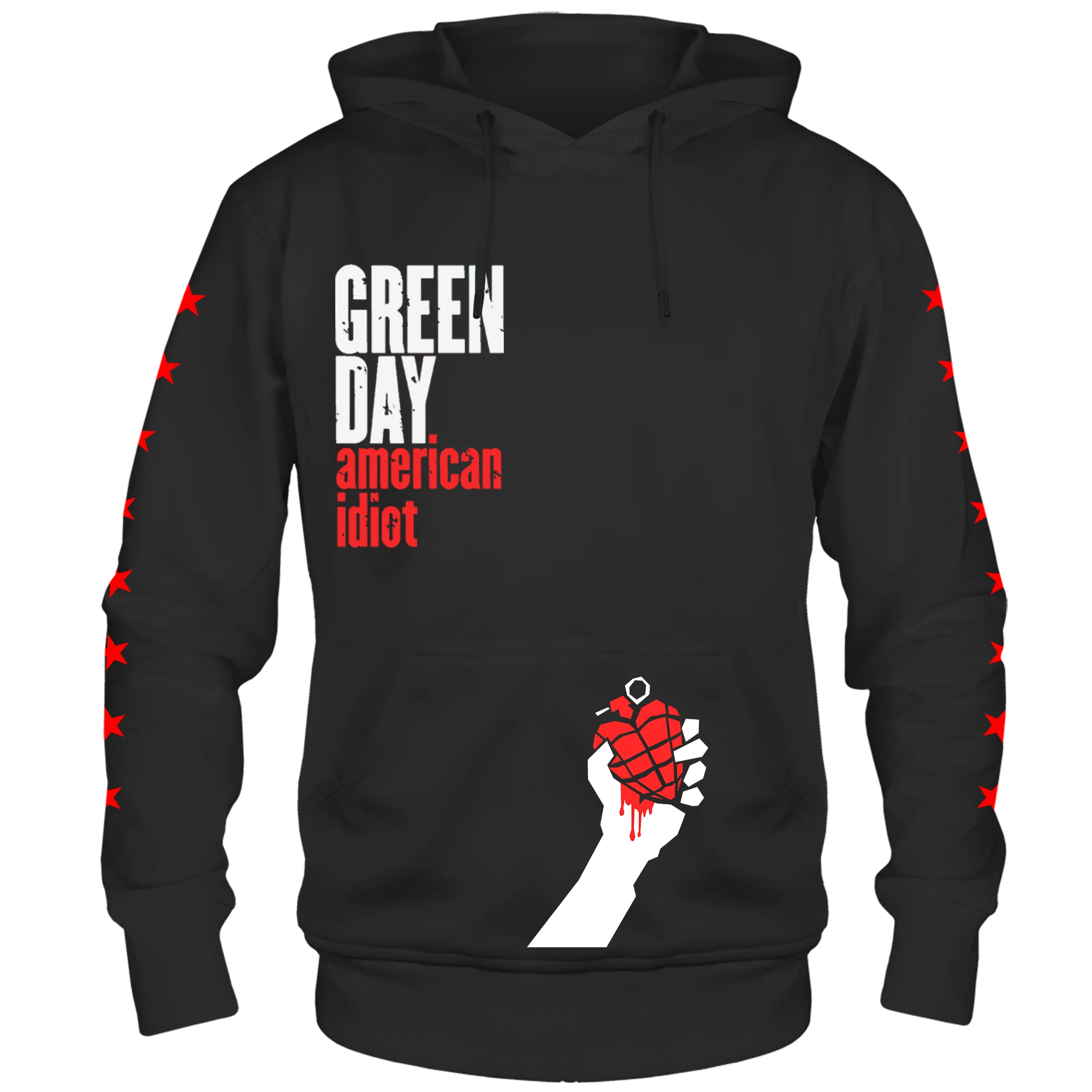 GREEN DAY AMER IDIOT BLK HDY F/S
