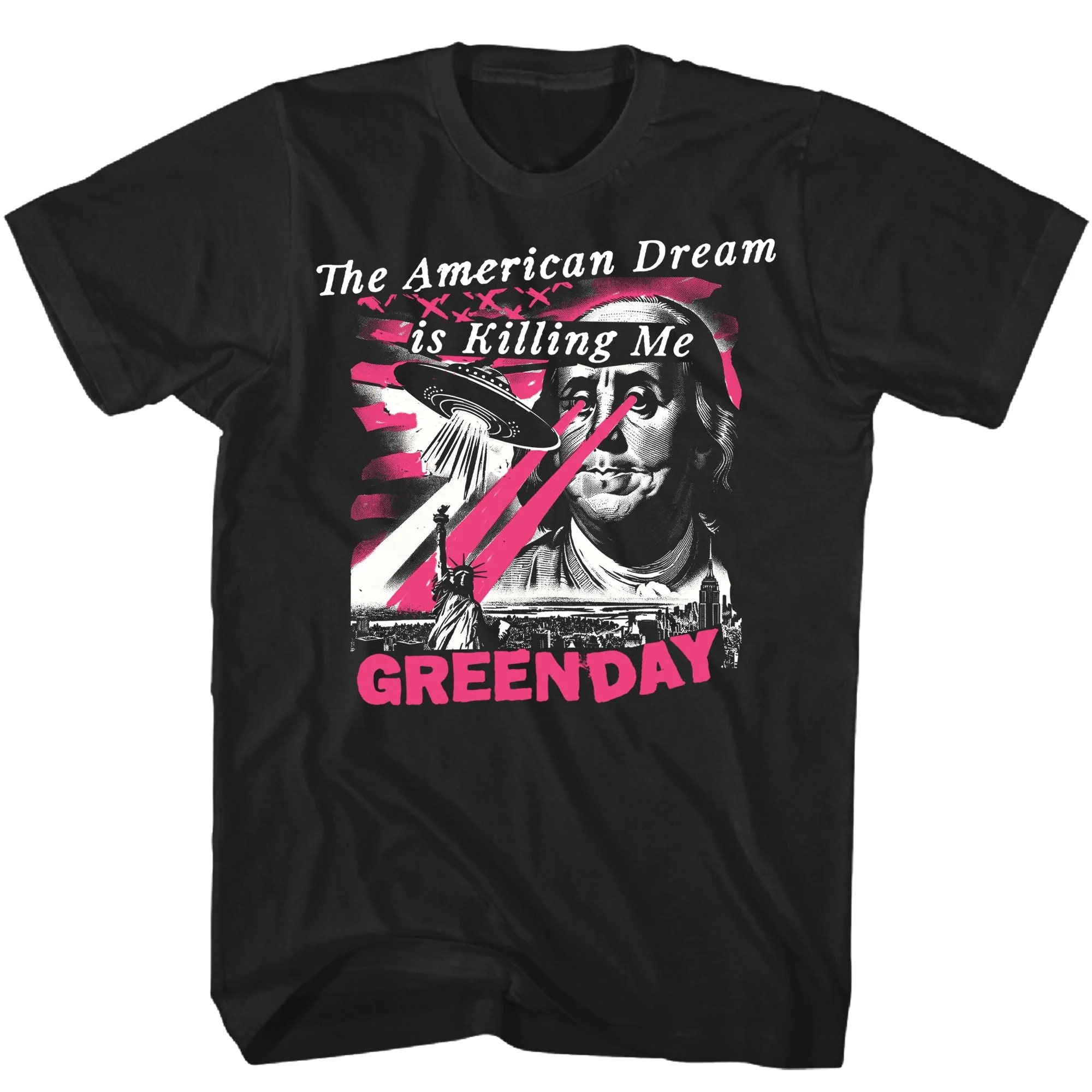 GREEN DAY 'AMERICAN DREAM ABDUCTION' T-SHIRT