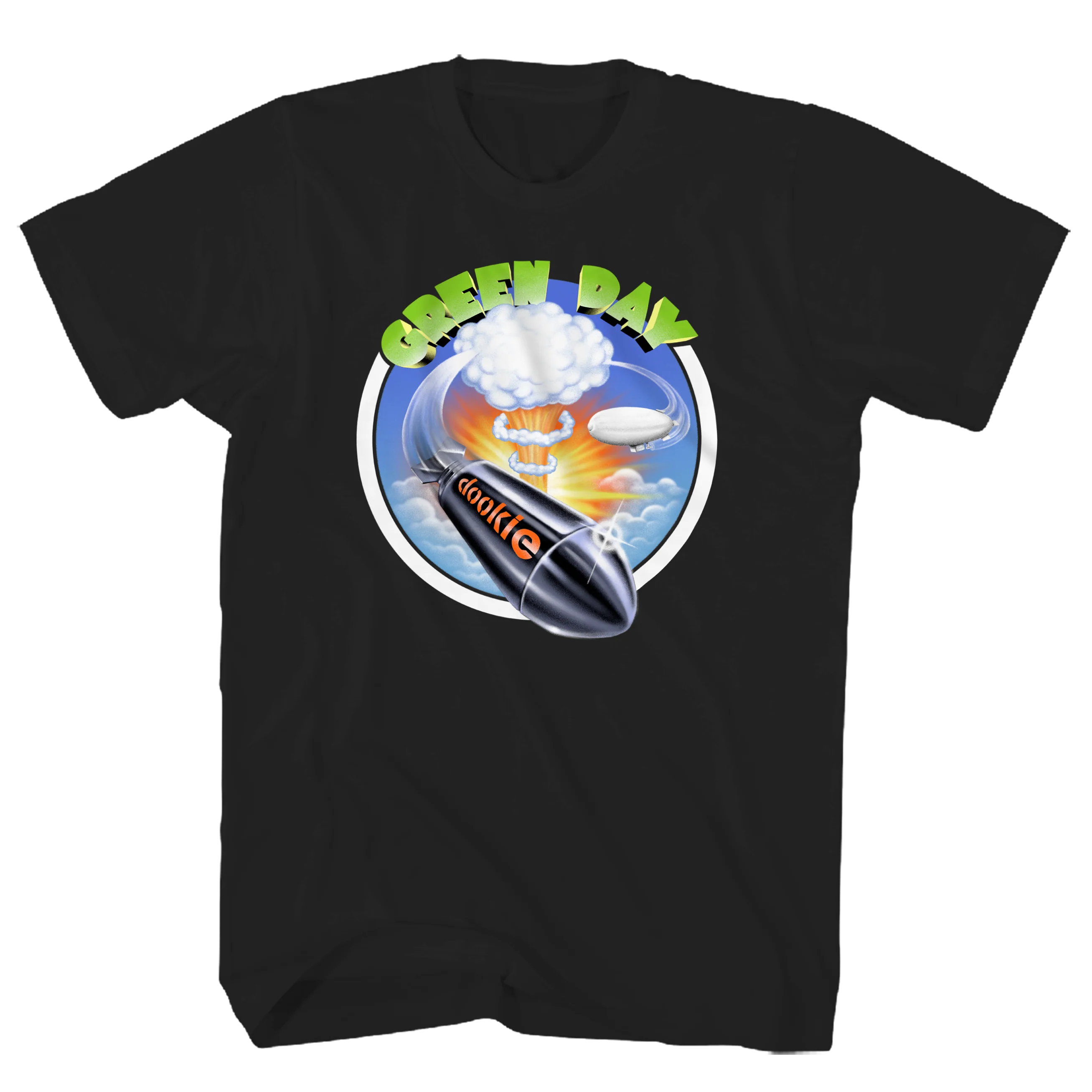 GREEN DAY DOOKIE ROCKET BLACK TEE