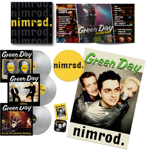 GREEN DAY 'NIMROD' BOX SET - 25TH ANNIVERSARY EDITION - SILVER