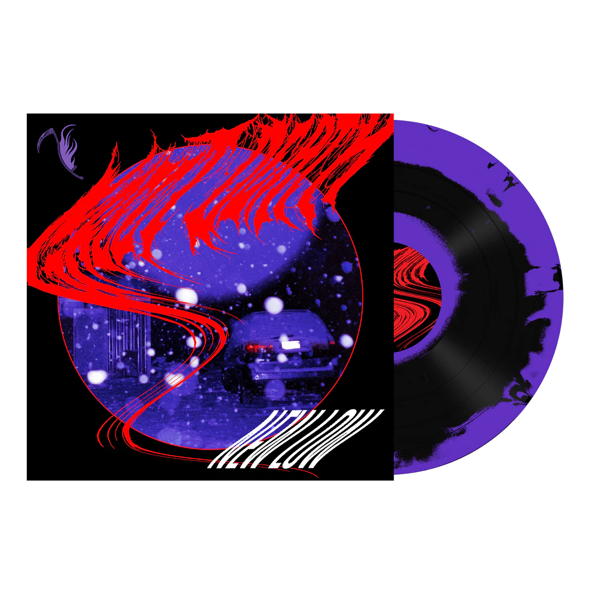GREET DEATH 'NEW LOW' 12" EP - PURPLE/BLACK