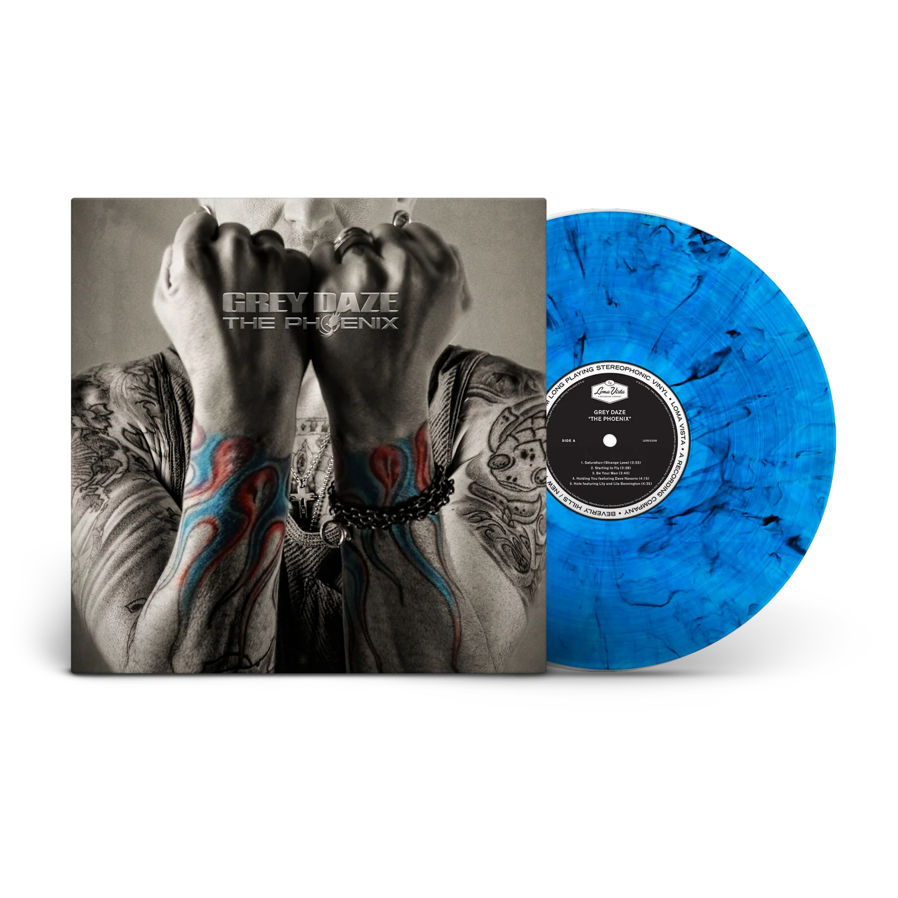 GREY DAZE 'THE PHOENIX' LP- EXCLUSIVE - LTD. 400 - BLUE SMOKE