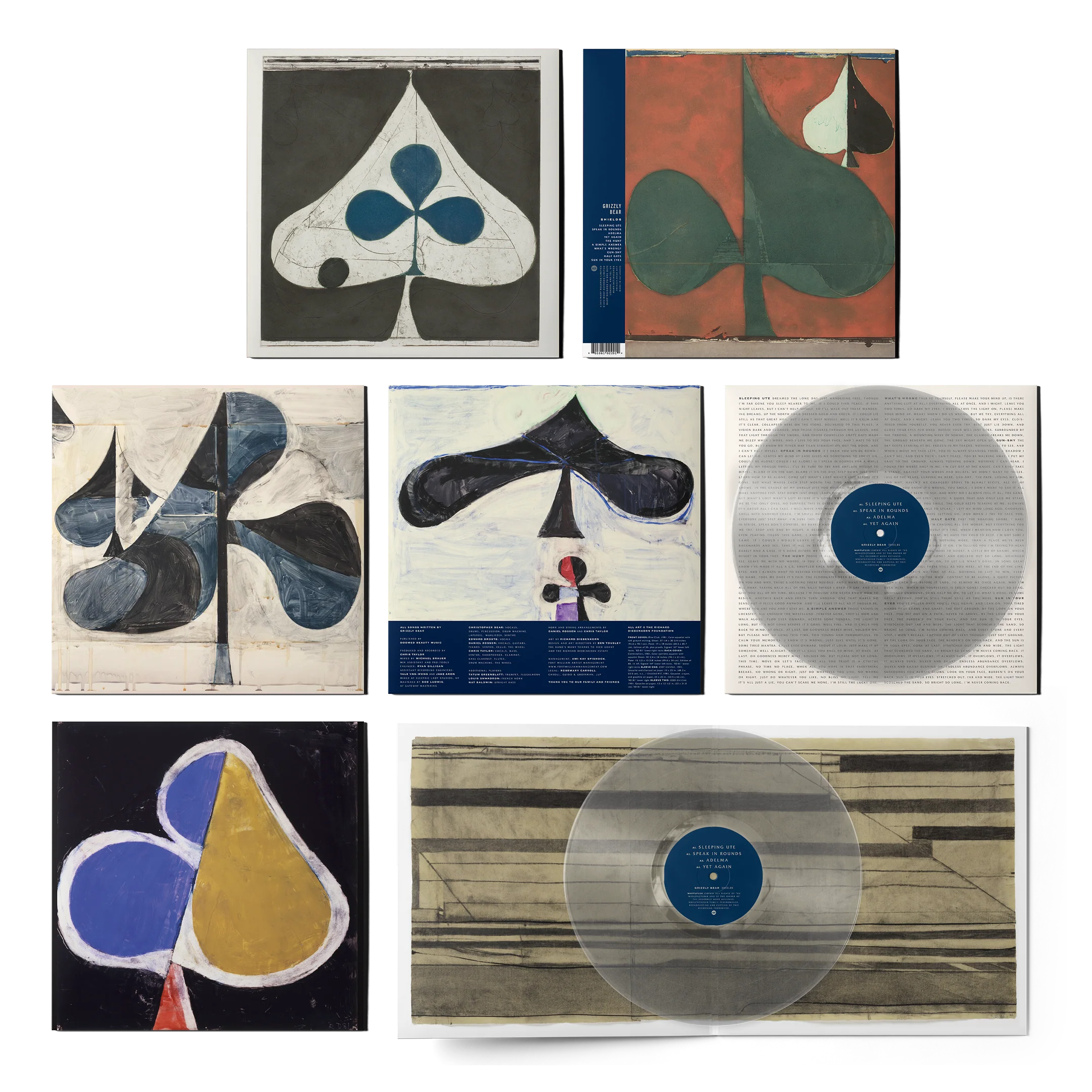 GRIZZLY BEAR 'SHIELDS' 2LP - TRANSPARENT - Image 2