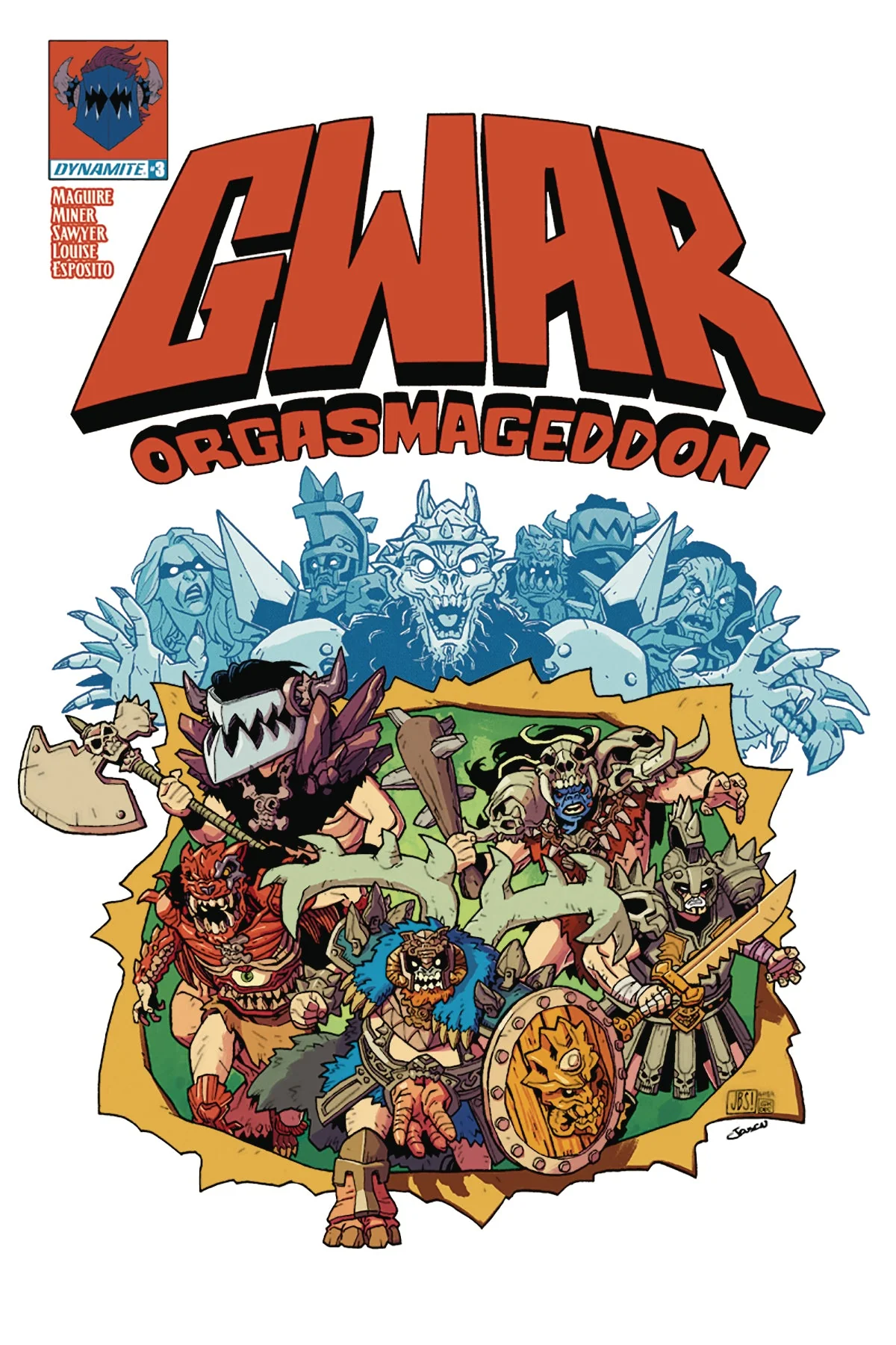 GWAR ORGASMAGEDDON #3 (OF 4) (COVER A SAWYER) COMIC BOOK