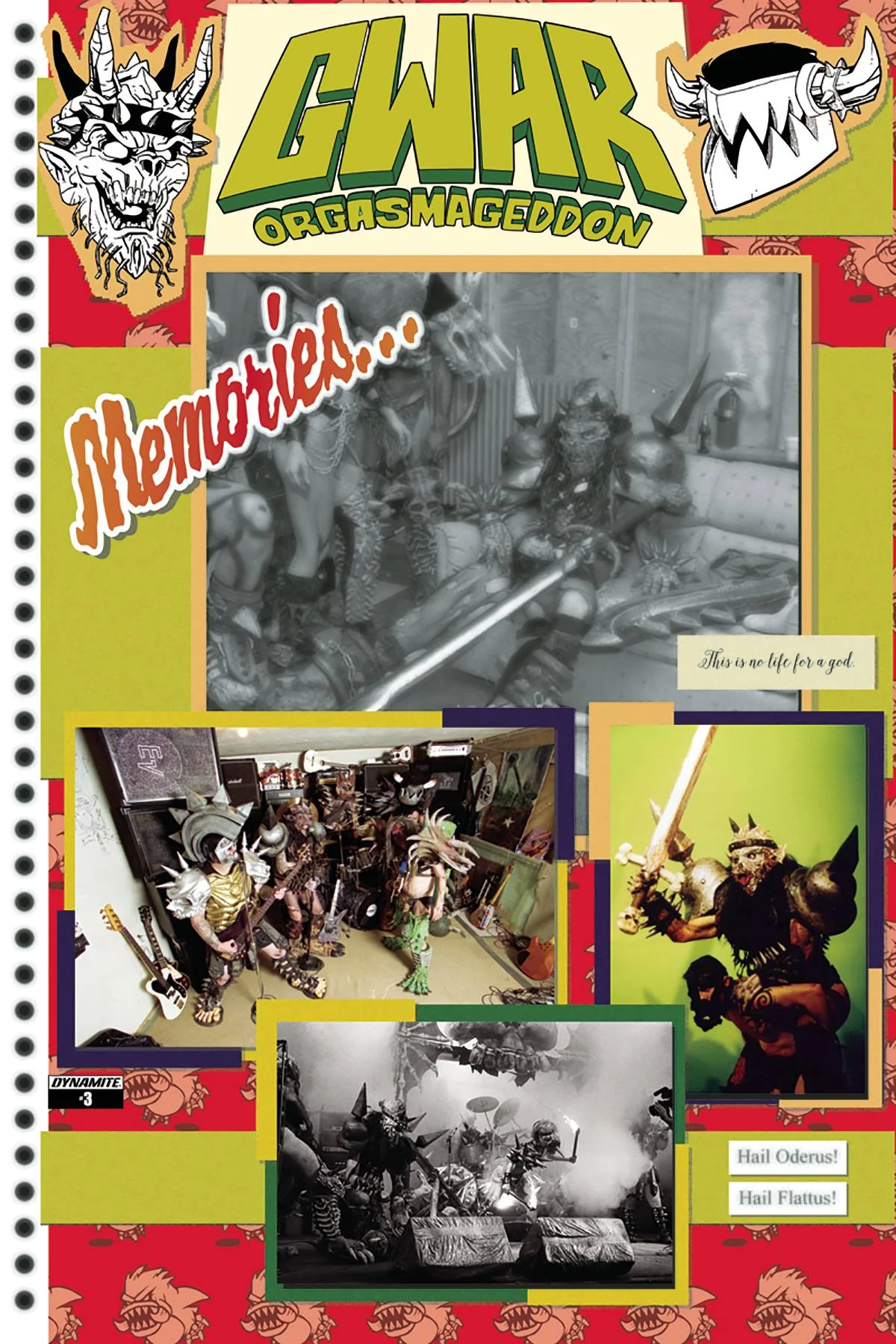 GWAR ORGASMAGEDDON #3 (OF 4) (COVER C SCRAPBOOK) COMIC BOOK