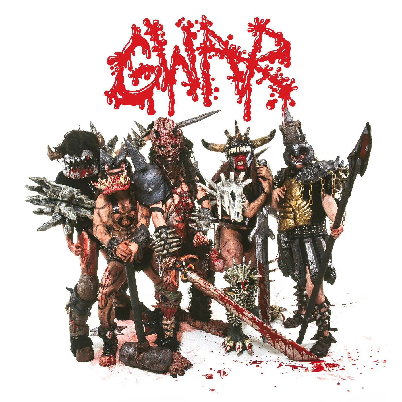 GWAR 'SCUMDOGS OF THE UNIVERSE'30TH ANNIVERARY LP - RED MARBLED