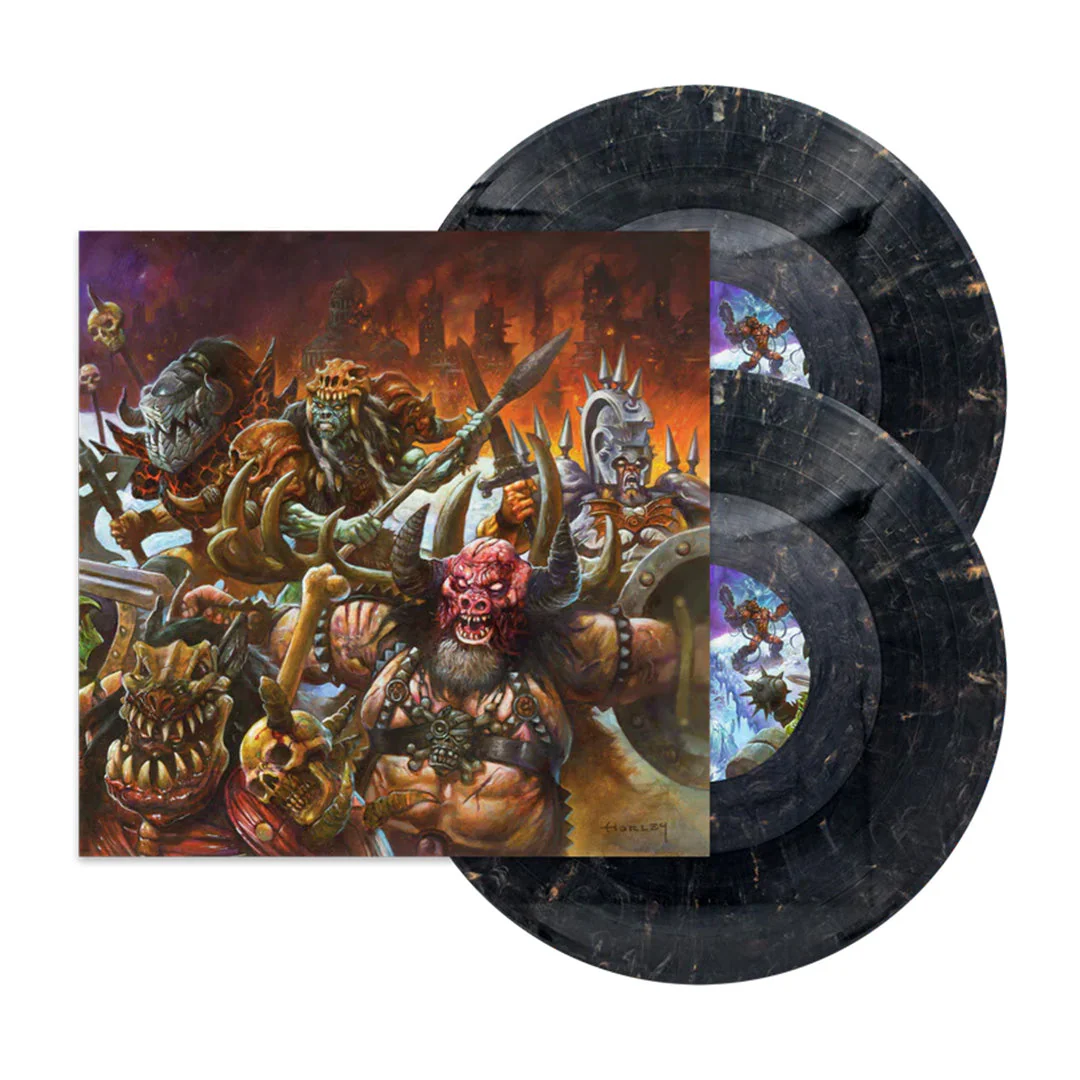 GWAR 'THE NEW DARK AGES' 2LP - BLACK/GOLD