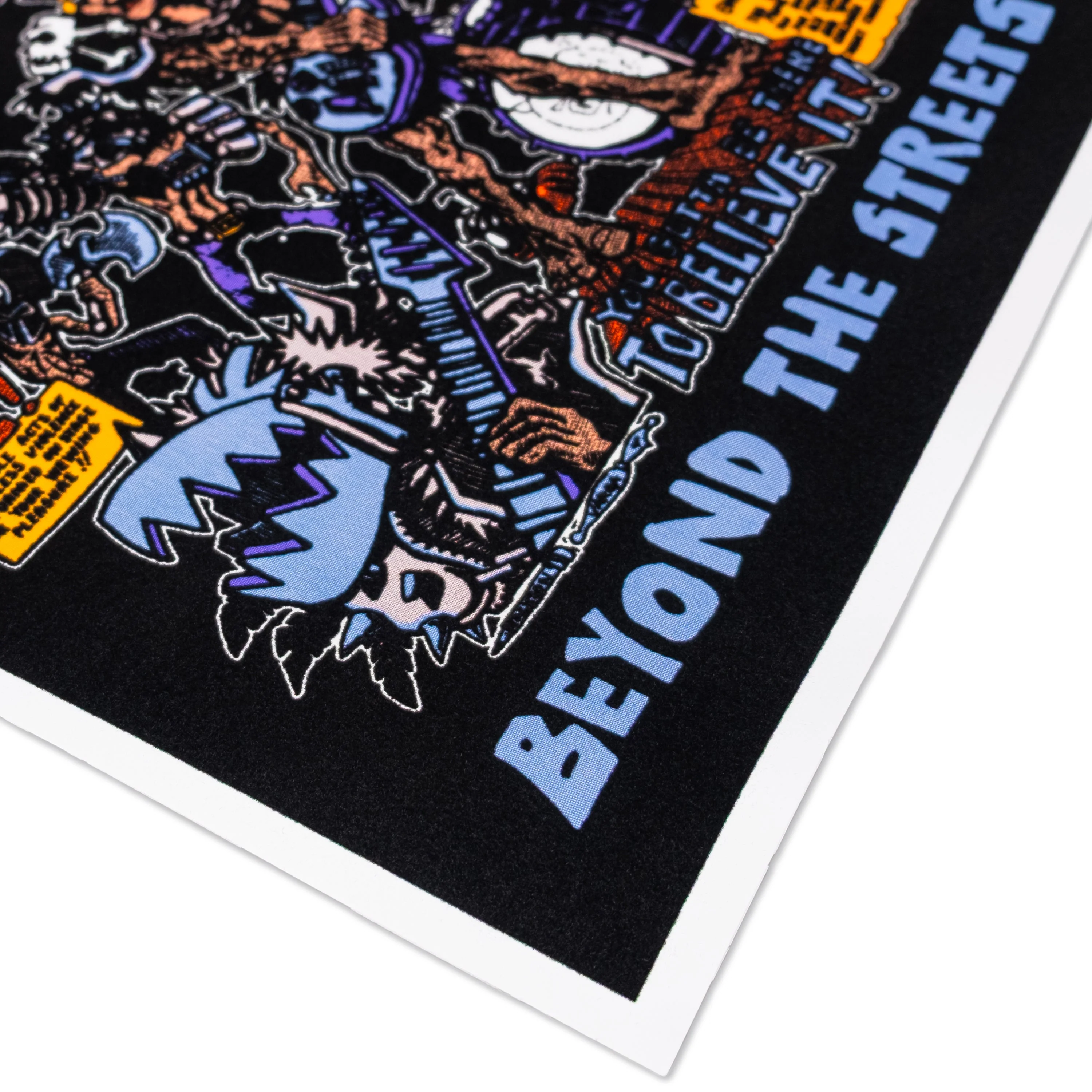 GWAR X BEYOND THE STREETS "GWAR FIRST SHOW" FLOCKED POSTER - Image 5