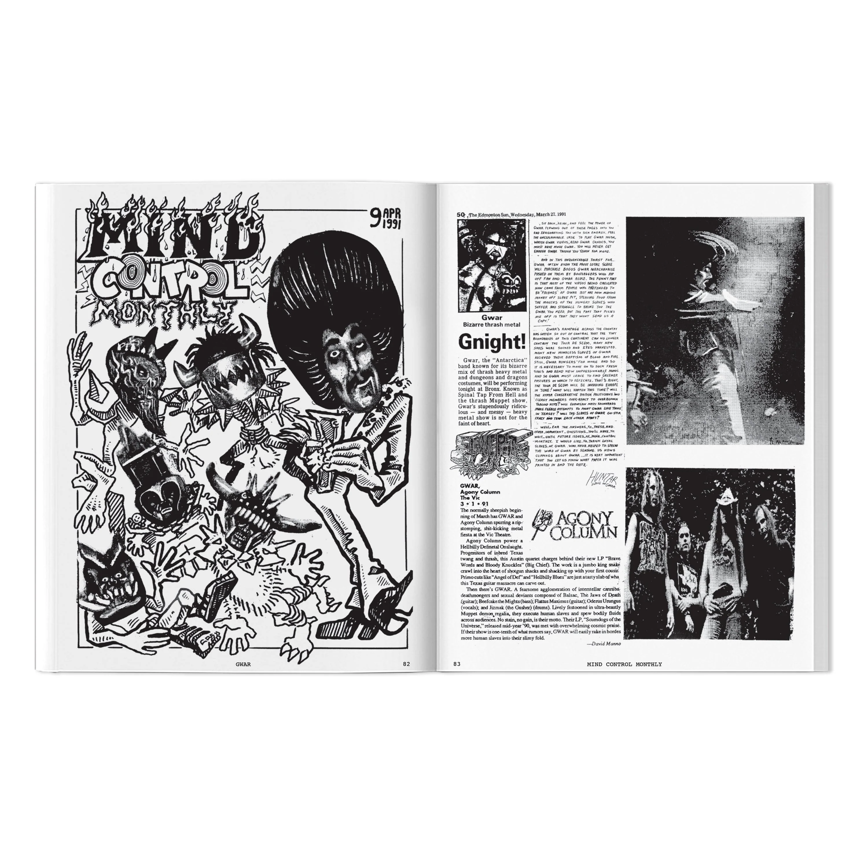 GWAR X BEYOND THE STREETS "MIND CONTROL MONTHLY" BOOK - Image 4