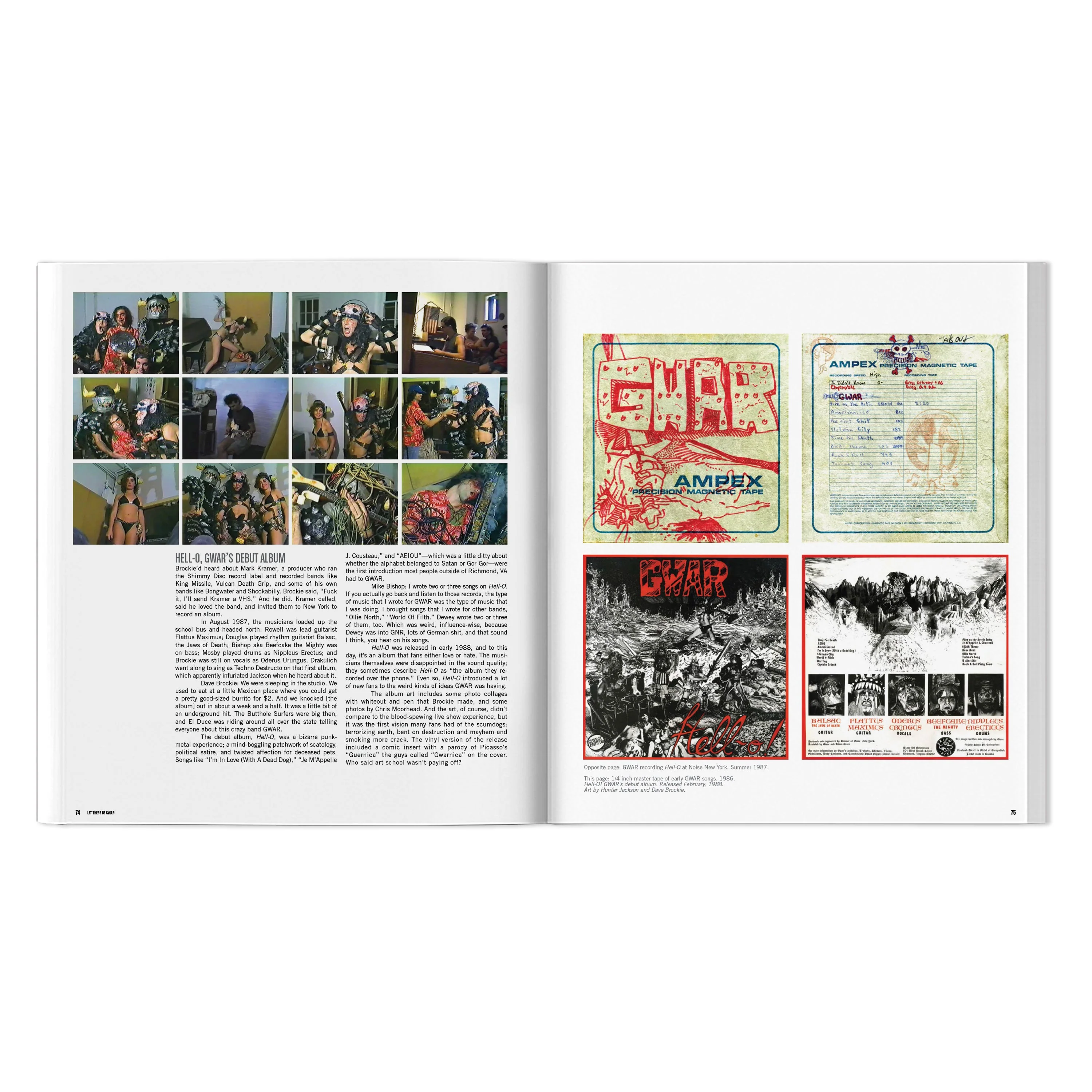 GWAR X BEYOND THE STREETS SIGNED "LET THERE BE GWAR" BOOK - Image 7