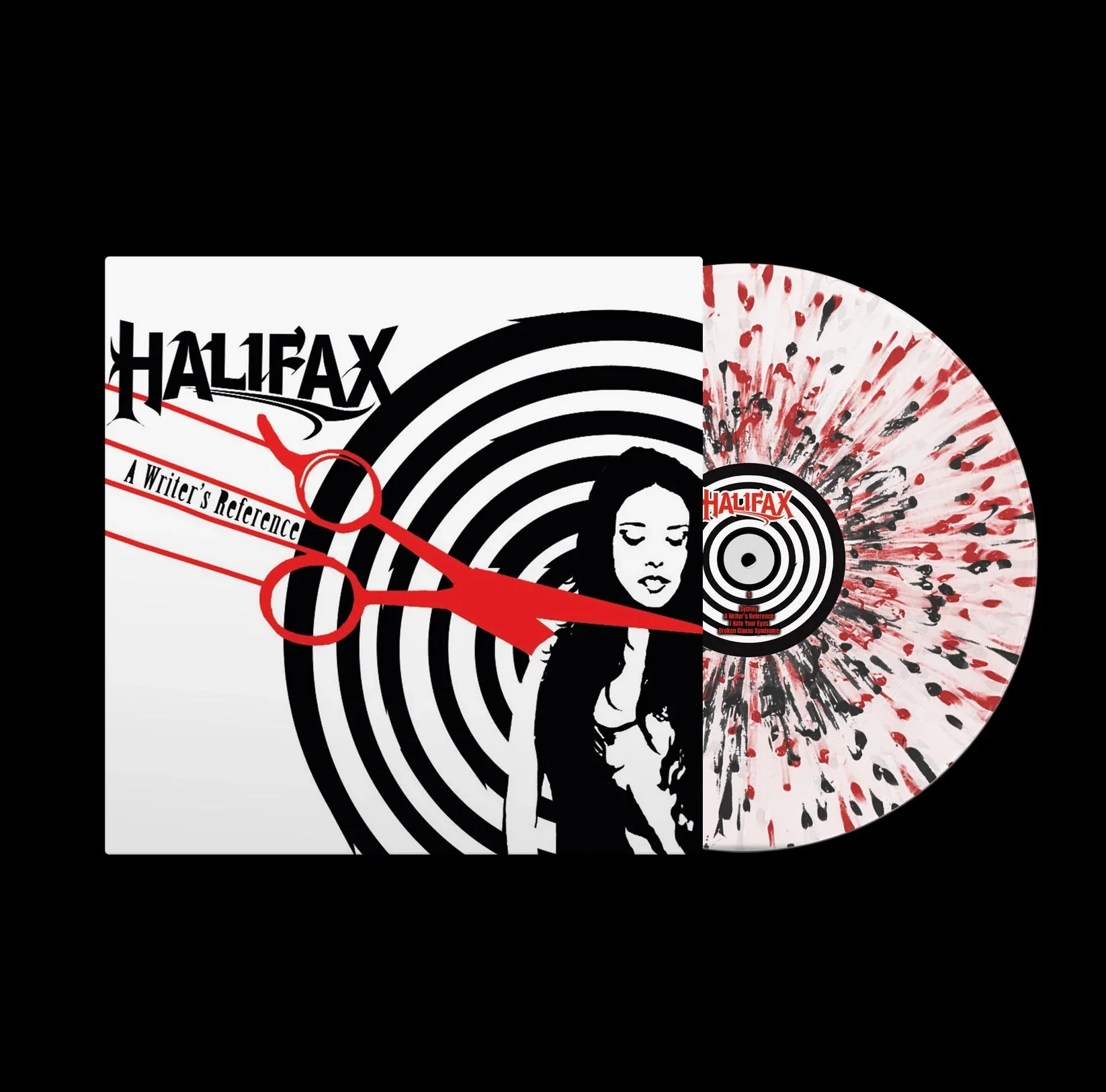 HALIFAX 'A WRITER'S REFERENCE' LP - HEAVY SPLATTER