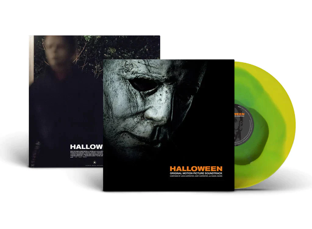 'HALLOWEEN' MOTION PICTURE SOUNDTRACK LP - YELLOW/GREEN/BLACK