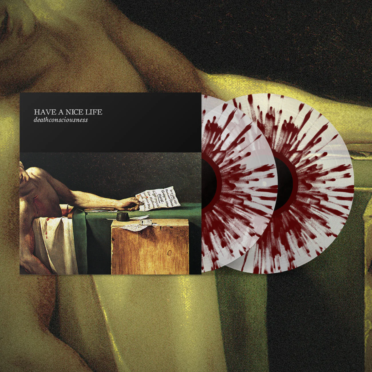 HAVE A NICE LIFE ‘DEATHCONSCIOUSNESS’ 2LP - EXCLUSIVE - LTD. 300 - CLEAR/OXBLOOD/SPLATTER - Image 4