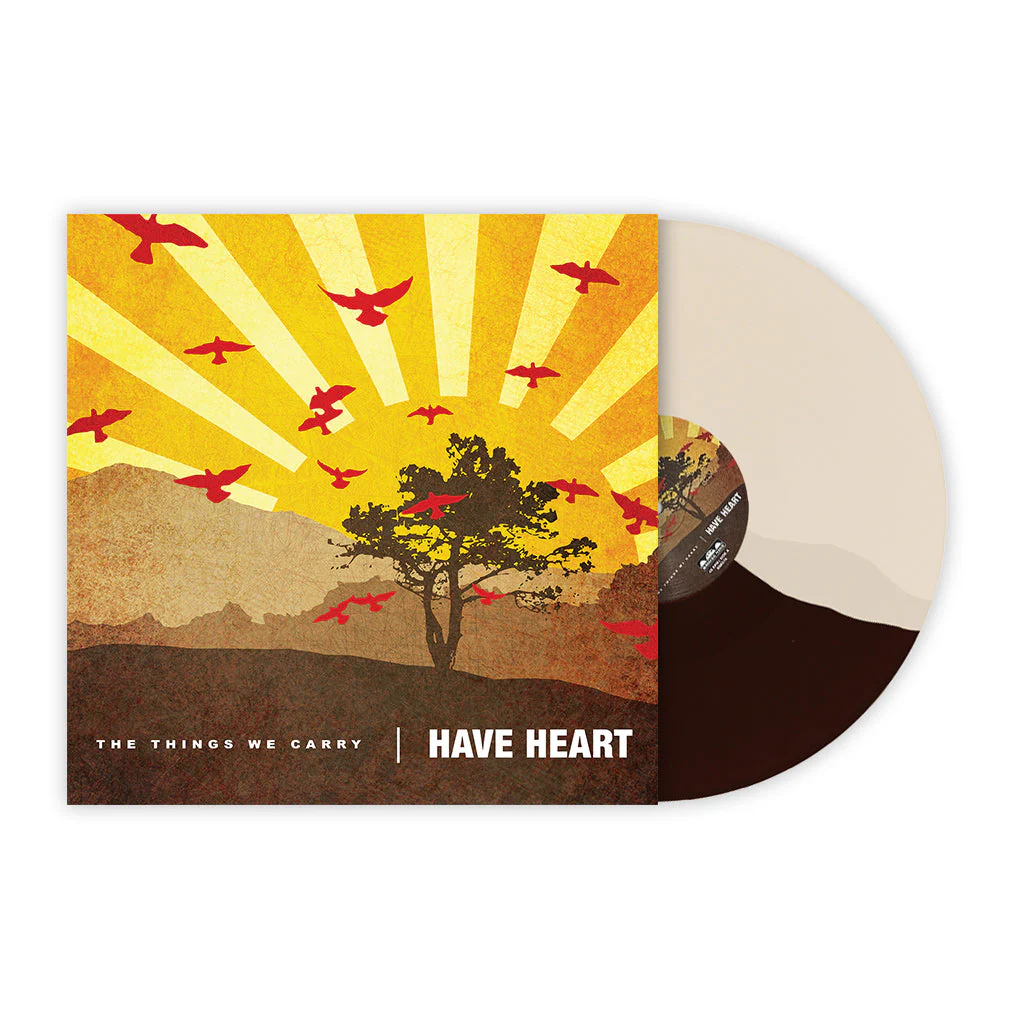 HAVE HEART ‘THE THINGS WE CARRY’ LP - EXCLUSIVE - LTD. 300 - OPAQUE BONE WHITE/OPAQUE BROWN