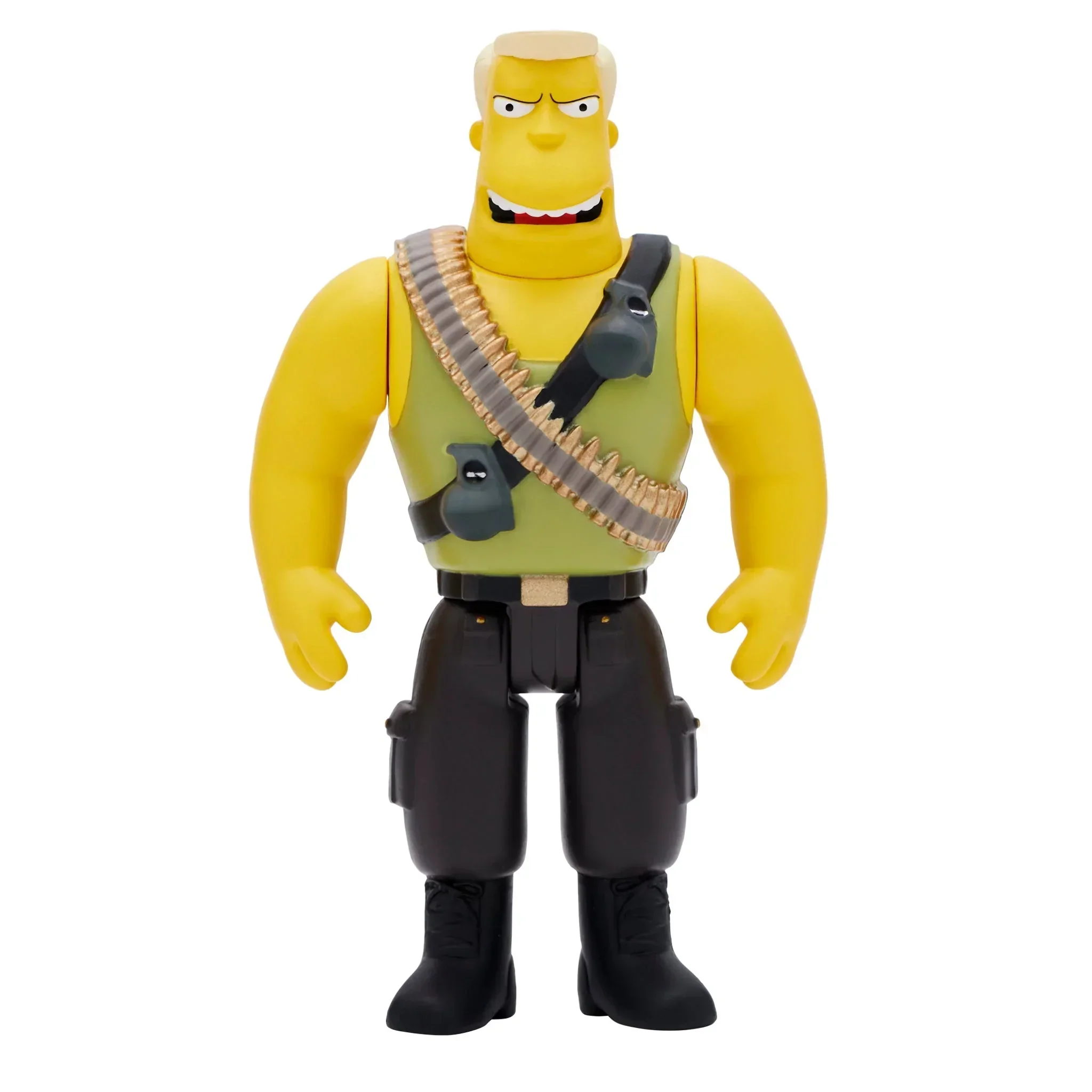 THE SIMPSONS REACTION WAVE 1 'MCBAIN (COMMANDO)' ACTION FIGURE - Image 2