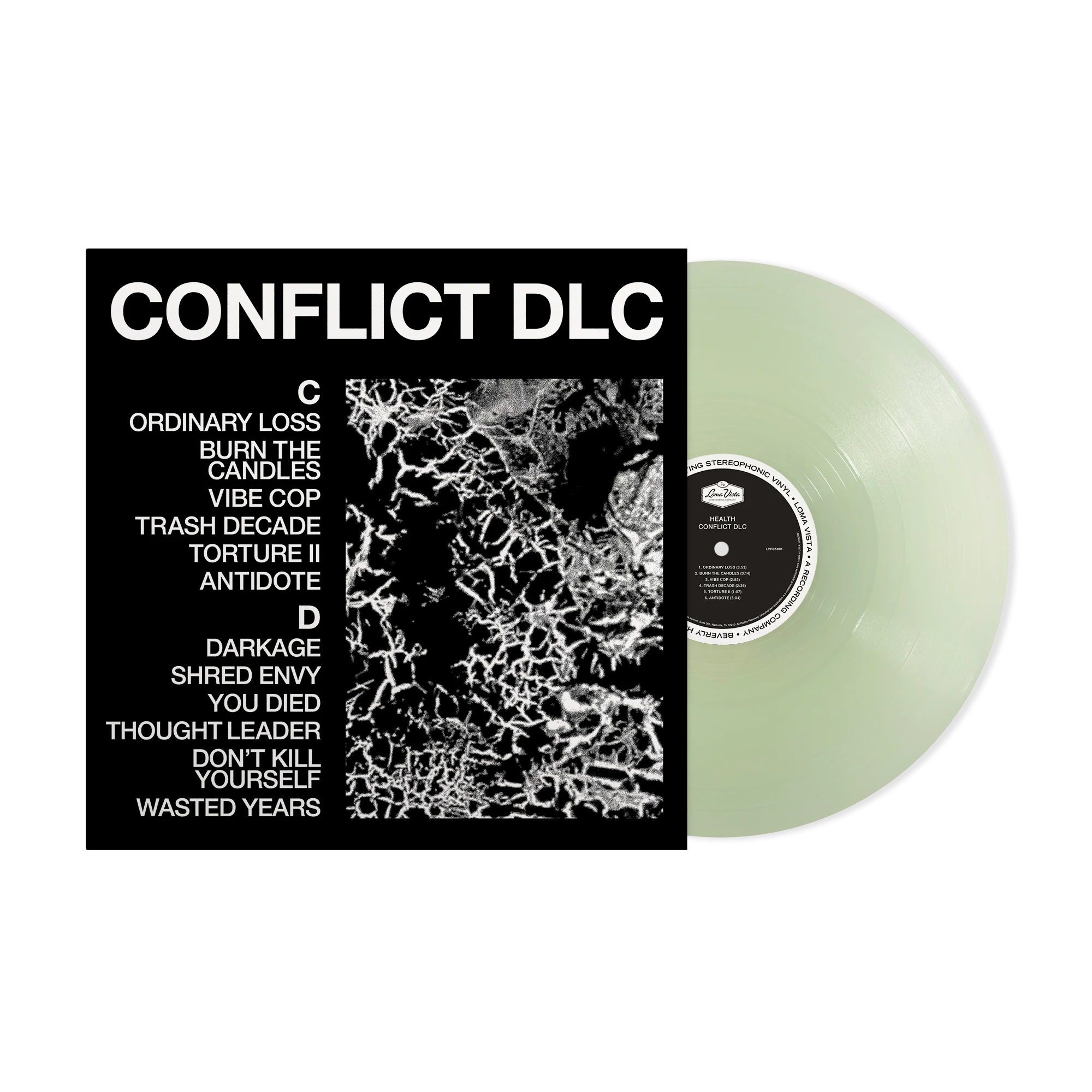 HEALTH ‘CONFLICT DLC’ LP - EXCLUSIVE - LTD. 400 - COKE BOTTLE CLEAR