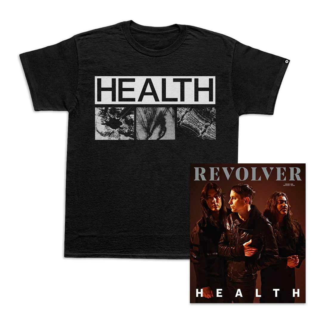 HEALTH x REVOLVER BUNDLE – 2023 WINTER ISSUE W/ LIMITED EDITION EXCLUSIVE T-SHIRT - Image 2