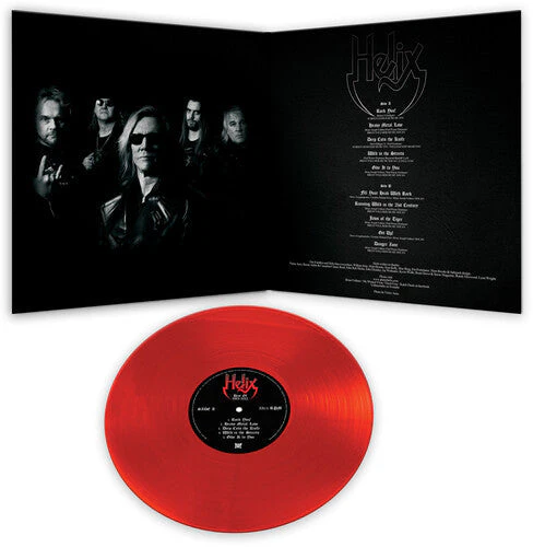 HELIX 'BEST OF 1983-2012' LP - RED - Image 2