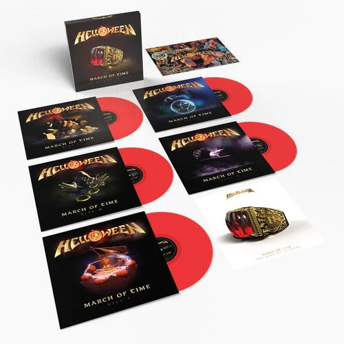 HELLOWEEN 'MARCH OF TIME (THE BEST OF 40 YEARS)' 5LP - RED - Image 2