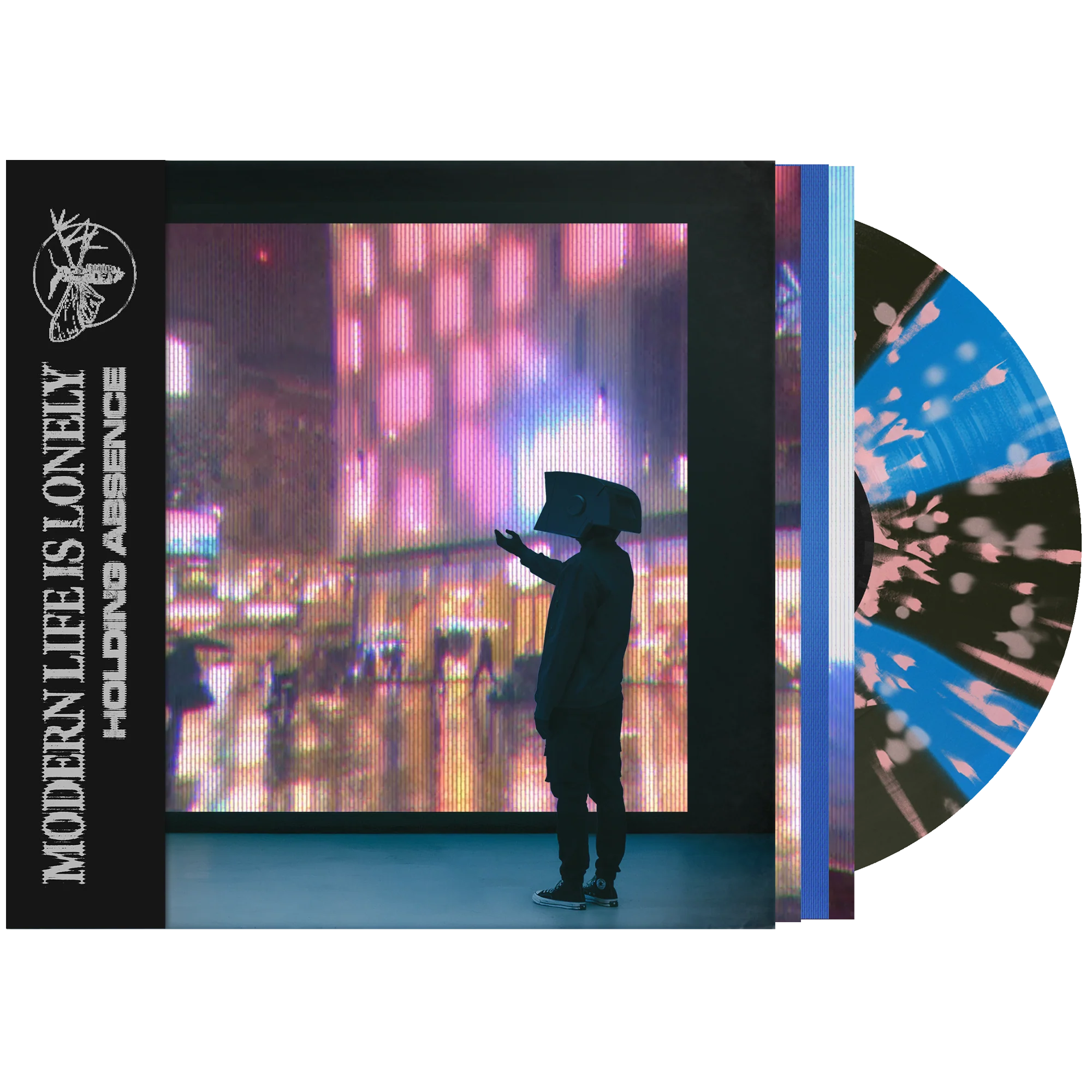 HOLDING ABSENCE 'MODERN LIFE IS LONELY' LP (Exclusive – Limited to 200, Blue & Black Ice Cornetto w/ Bubblegum Splatter Vinyl)