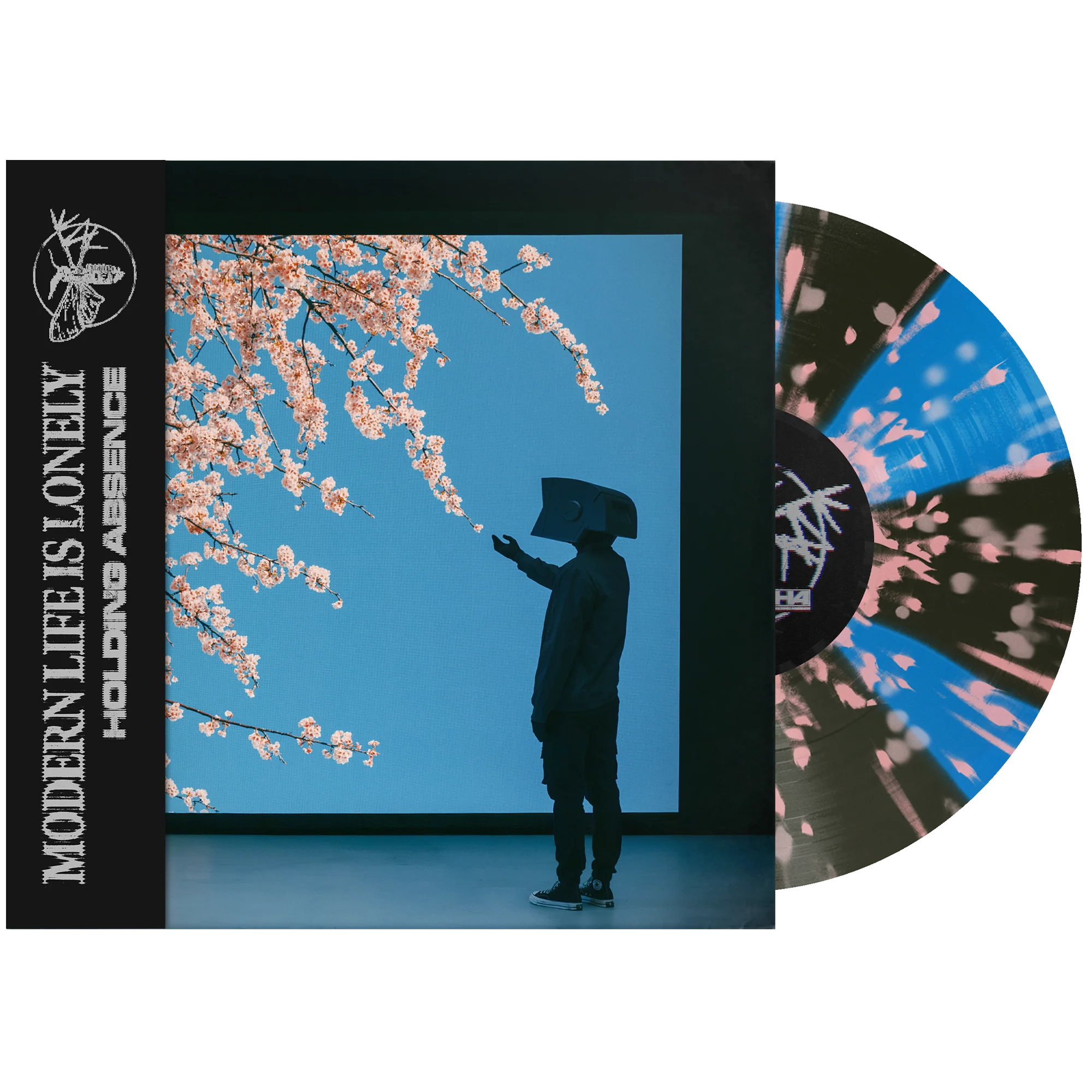 HOLDING ABSENCE 'MODERN LIFE IS LONELY' LP (Exclusive – Limited to 200, Blue & Black Ice Cornetto w/ Bubblegum Splatter Vinyl) - Image 2
