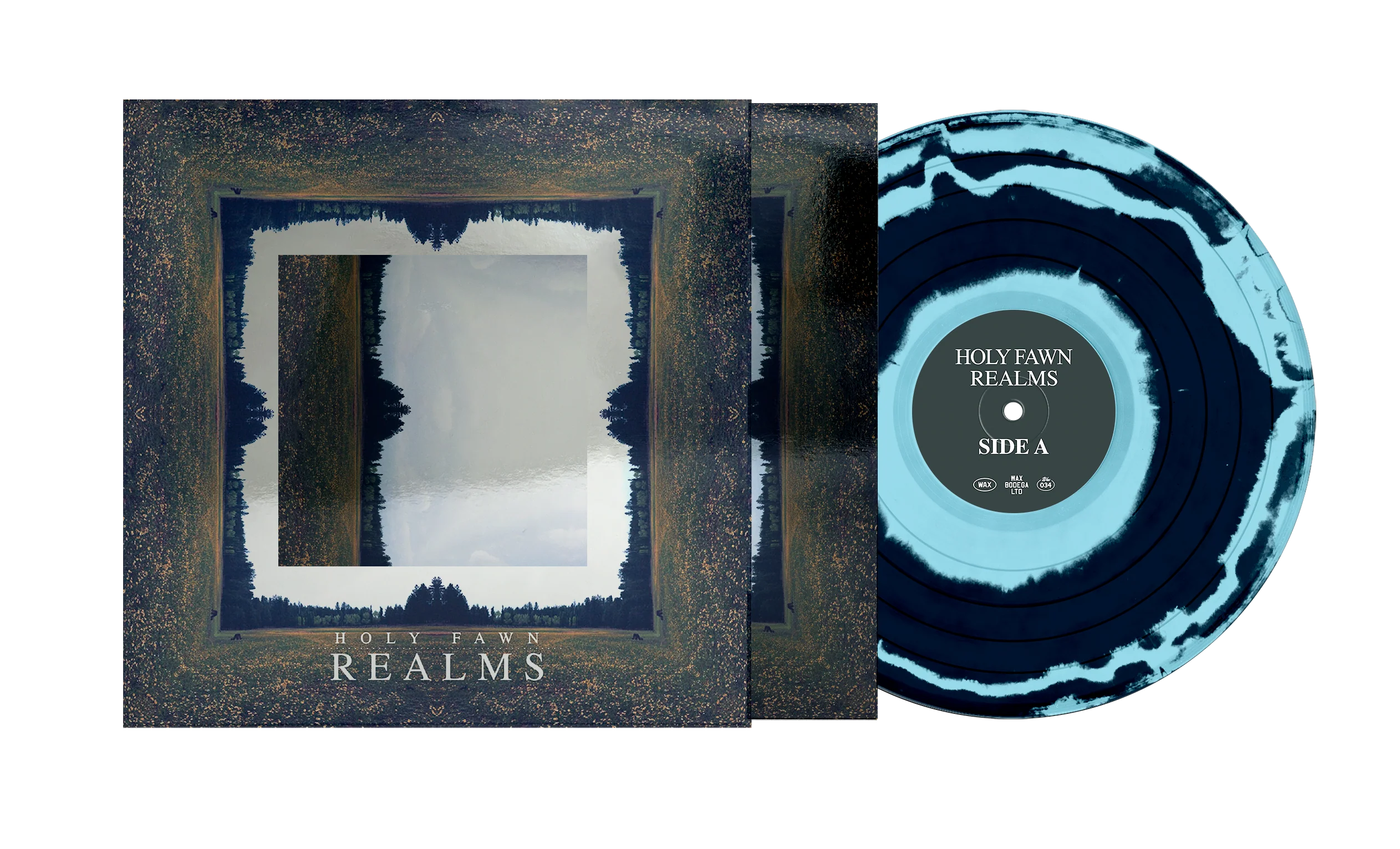 HOLY FAWN ‘REALMS’ EP - LTD. 250 - TRANSPARENT BLUE/POWDER BLUE