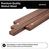 HUDSON HI-FI: MODULAR VINYL RECORD WALL MOUNT WALNUT DISPLAY SYSTEM - 2 PACK - Image 5