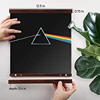 HUDSON HI-FI: MODULAR VINYL RECORD WALL MOUNT WALNUT DISPLAY SYSTEM - 2 PACK - Image 6