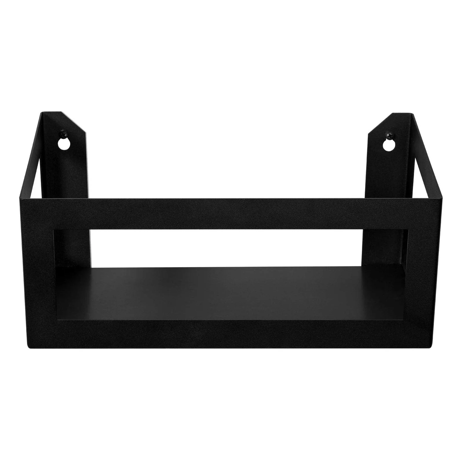 HUDSON HI-FI: WALL MOUNT VINYL RECORD STORAGE 25-ALBUM BLACK DISPLAY HOLDER - Image 4