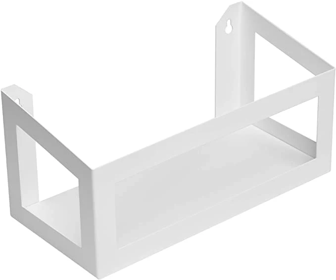 HUDSON HI-FI: WALL MOUNT VINYL RECORD STORAGE 25-ALBUM WHITE DISPLAY HOLDER - Image 3