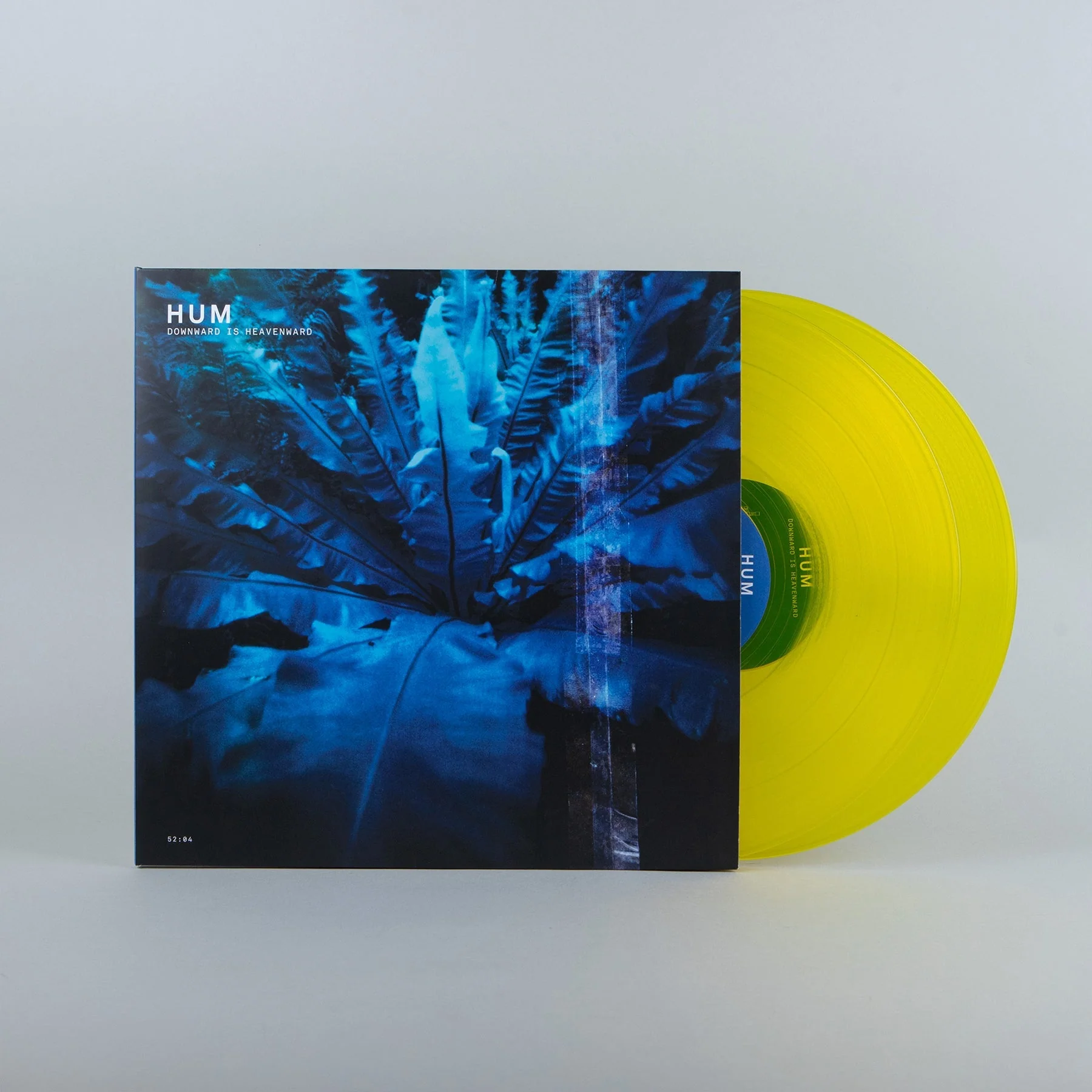 HUM 'DOWNWARD IS HEAVENWARD' 2LP - CLEAR YELLOW