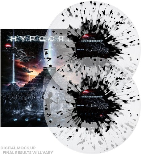 HYPOCRISY 'WORSHIP' 2LP - CLEAR/BLACK/SPLATTER