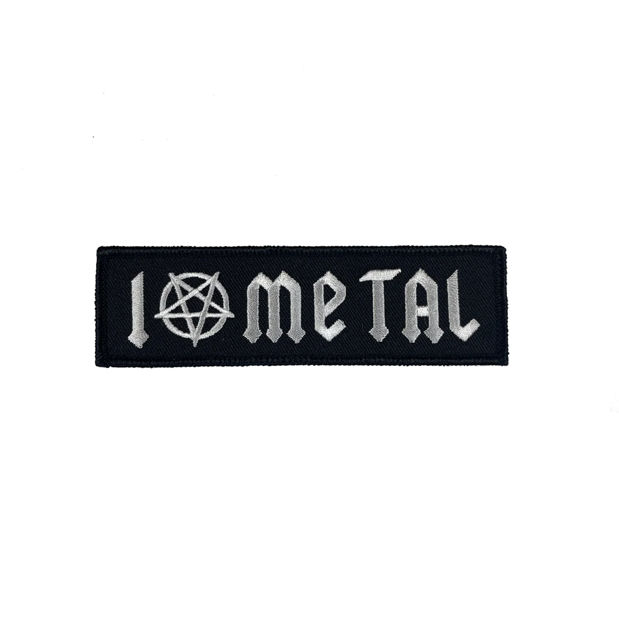 I LOVE METAL - EMBROIDERED PATCH