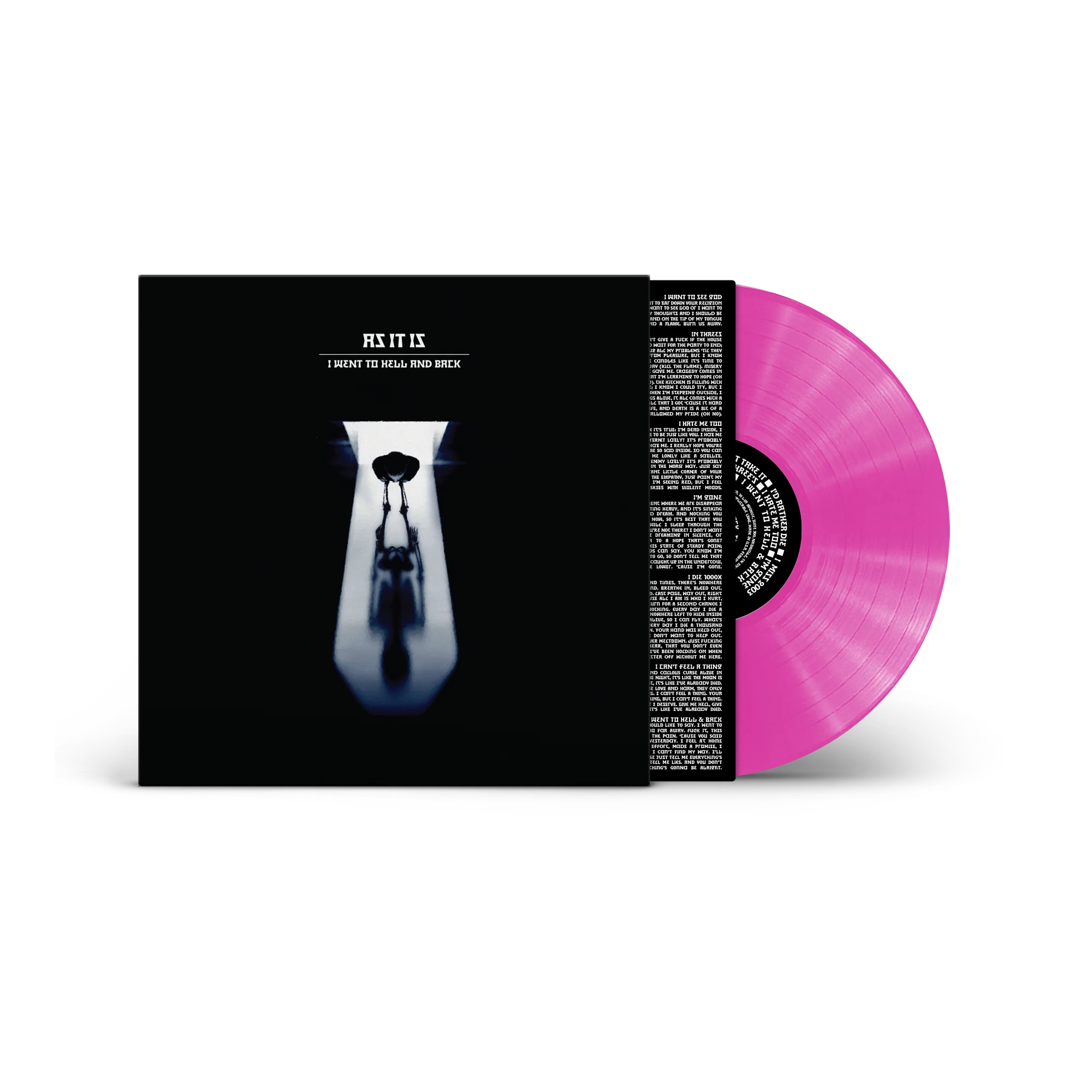 AS IT IS 'I WENT TO HELL AND BACK' LP (Pink Vinyl)