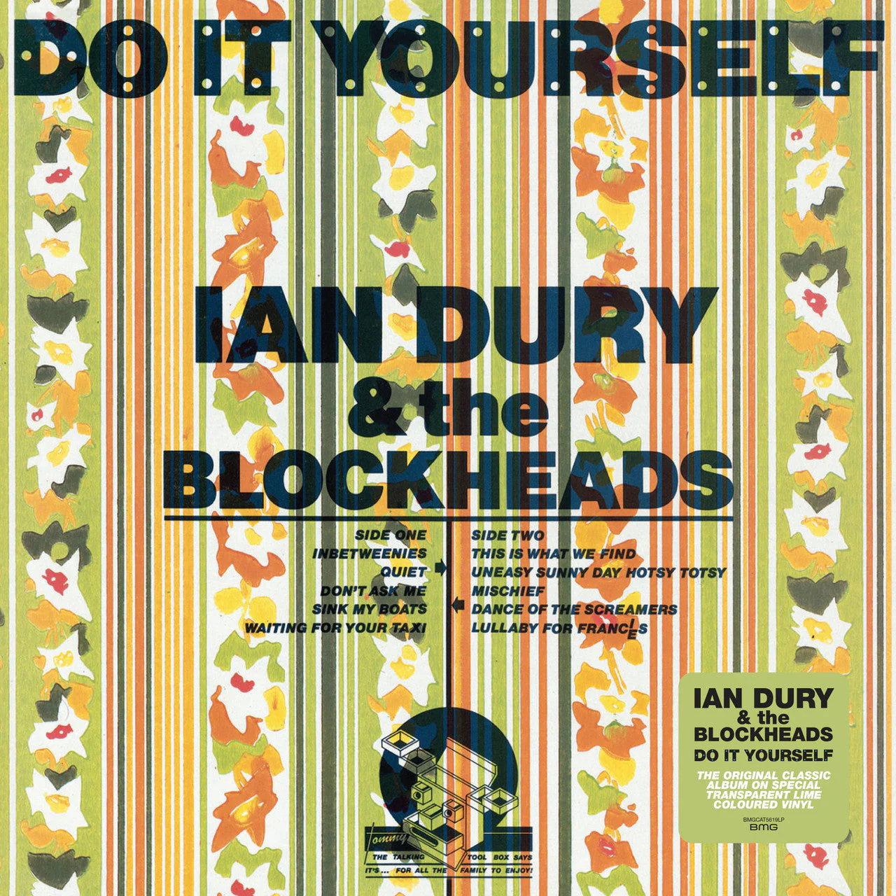 IAN DURY & THE BLOCKHEADS 'DO IT YOURSELF' 2LP - TRANSPARENT LIME